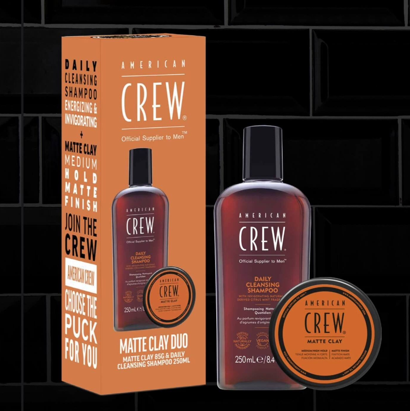 American Crew Daily Cleansing Shampoo + Matte Clay