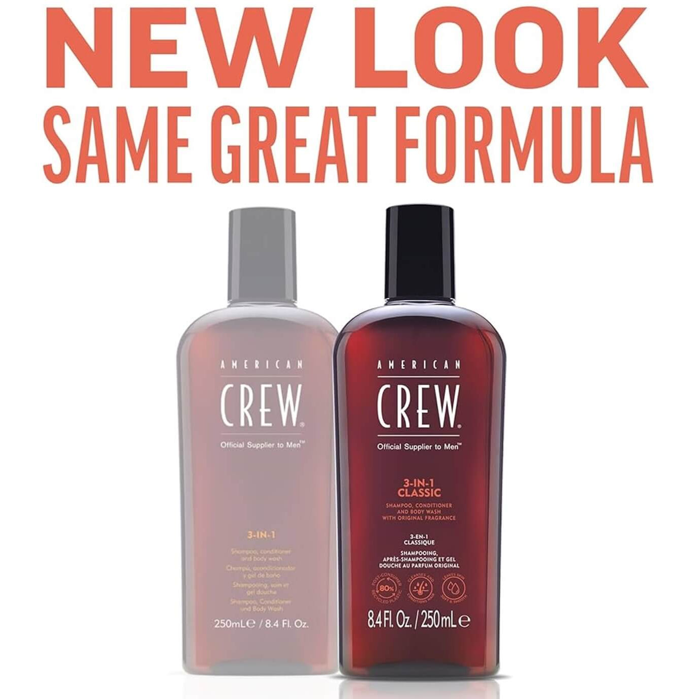 American Crew 3-IN-1 Classic + Fiber