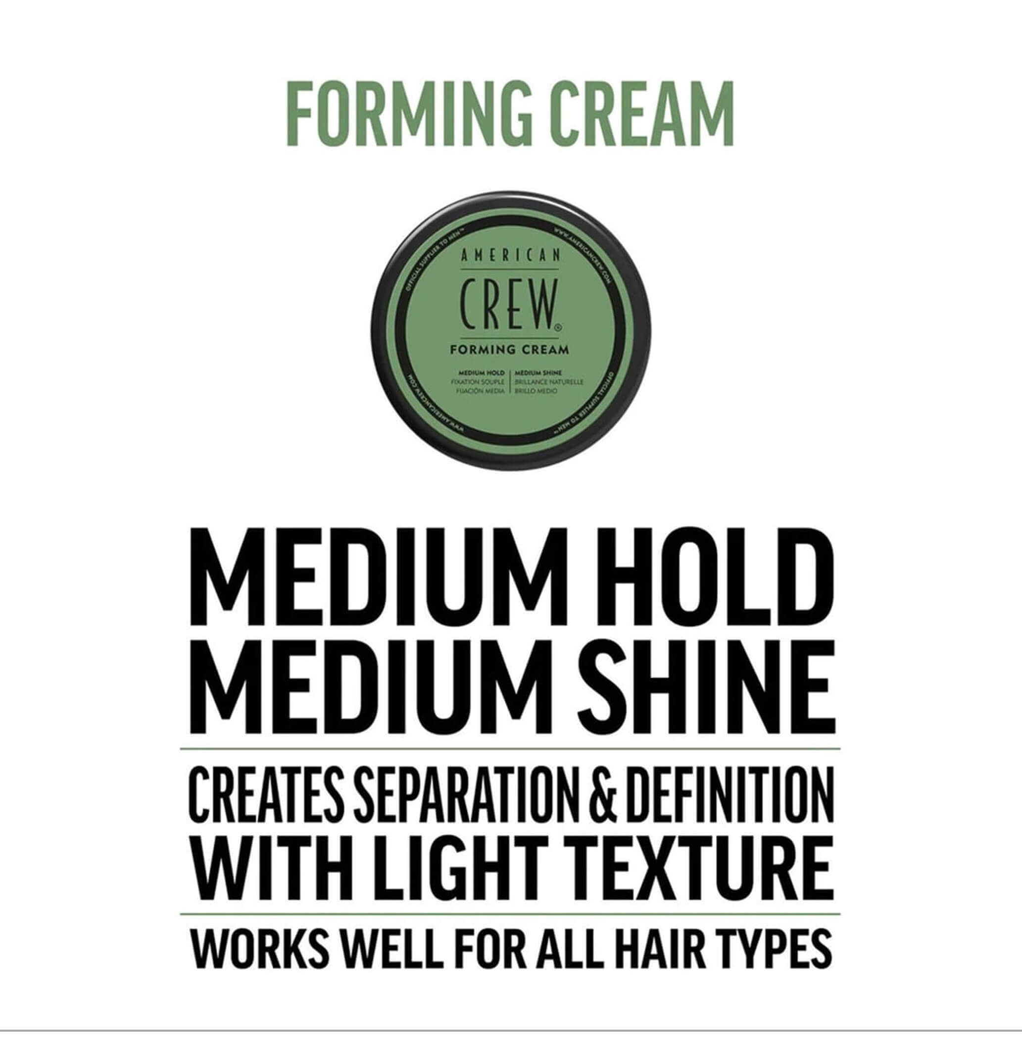 AMERICAN CREW Mens Forming Cream Pre-Styling DUO Pack