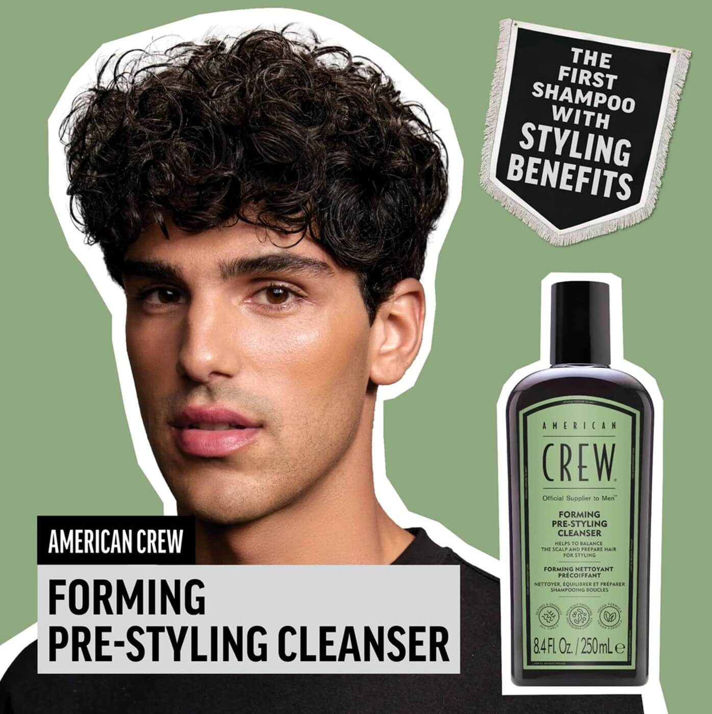 AMERICAN CREW Mens Forming Pre-Styling Cleanser 250ml