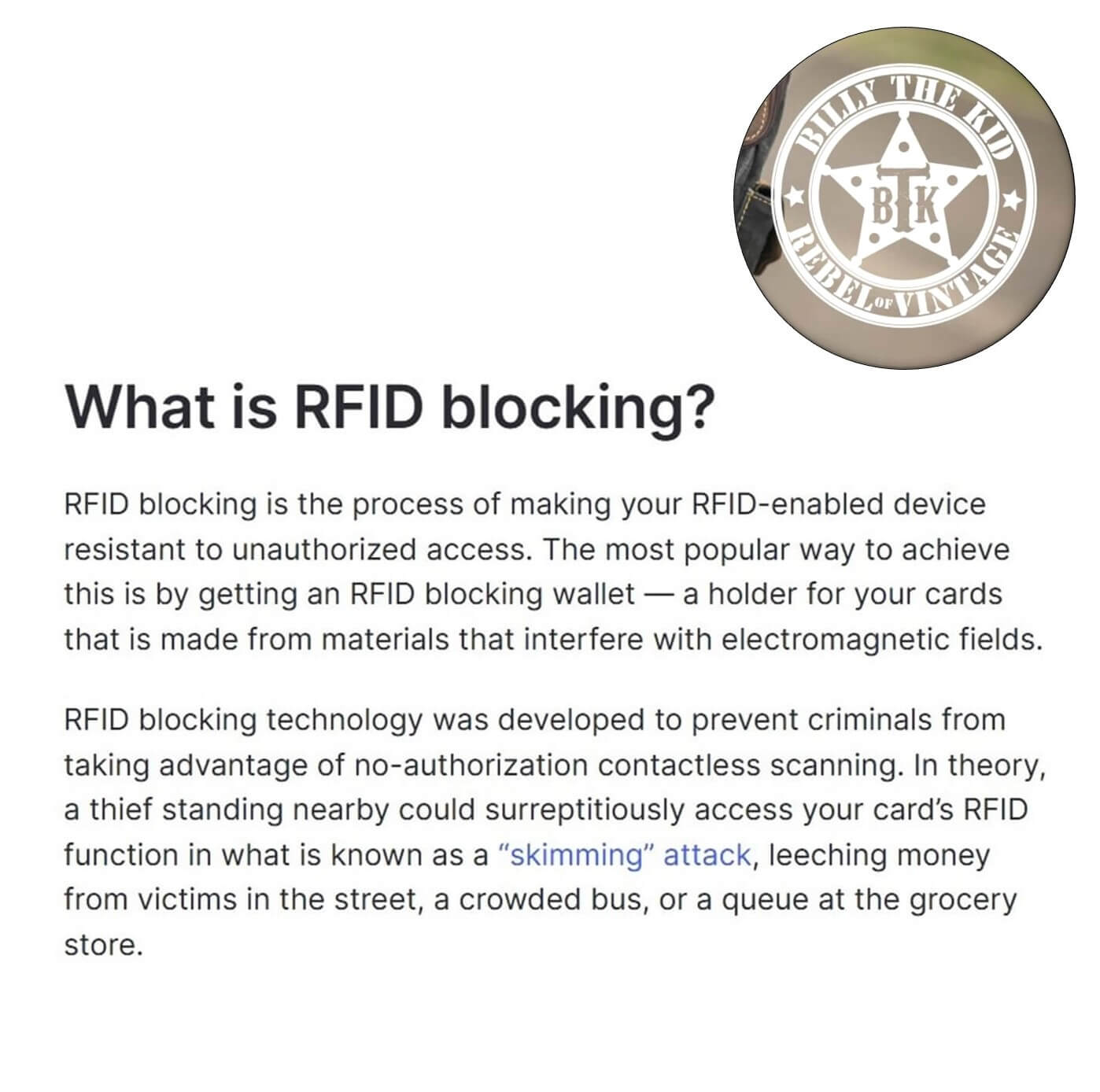 What is RFID Blocking