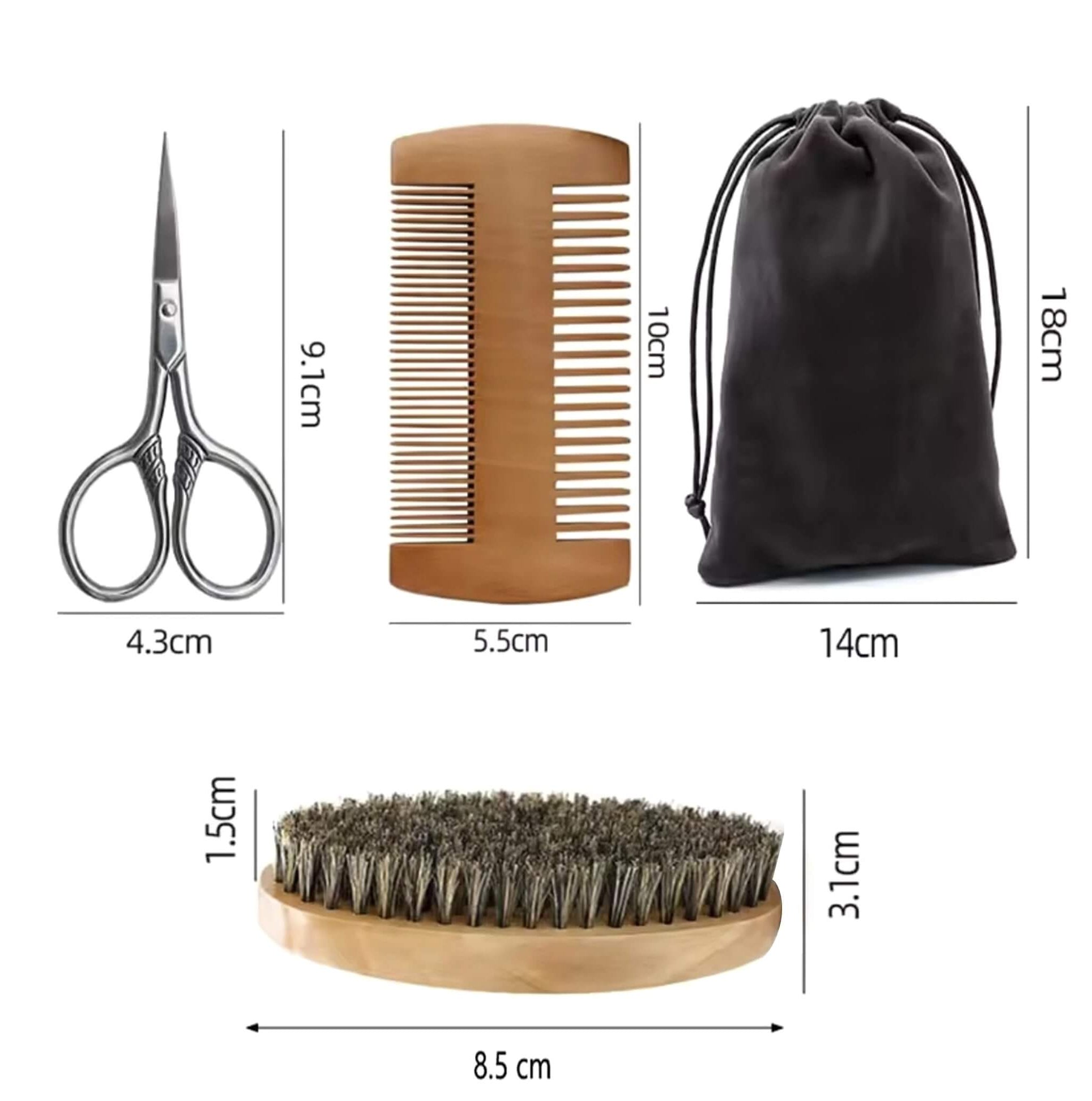 Gentlemen’s Beard Care Maintenance Grooming Kit