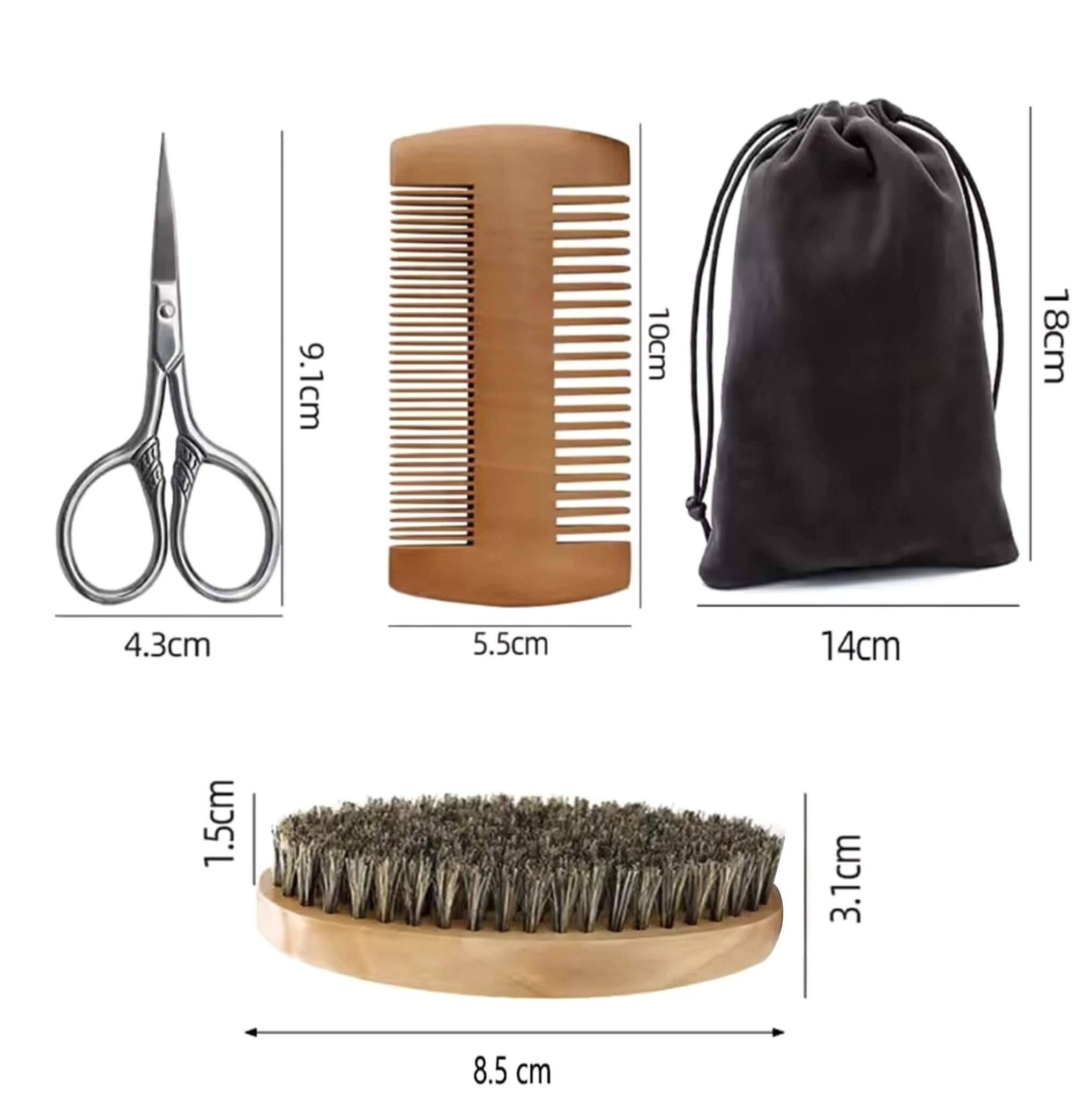 Gentlemen’s Beard Care Maintenance Grooming Kit