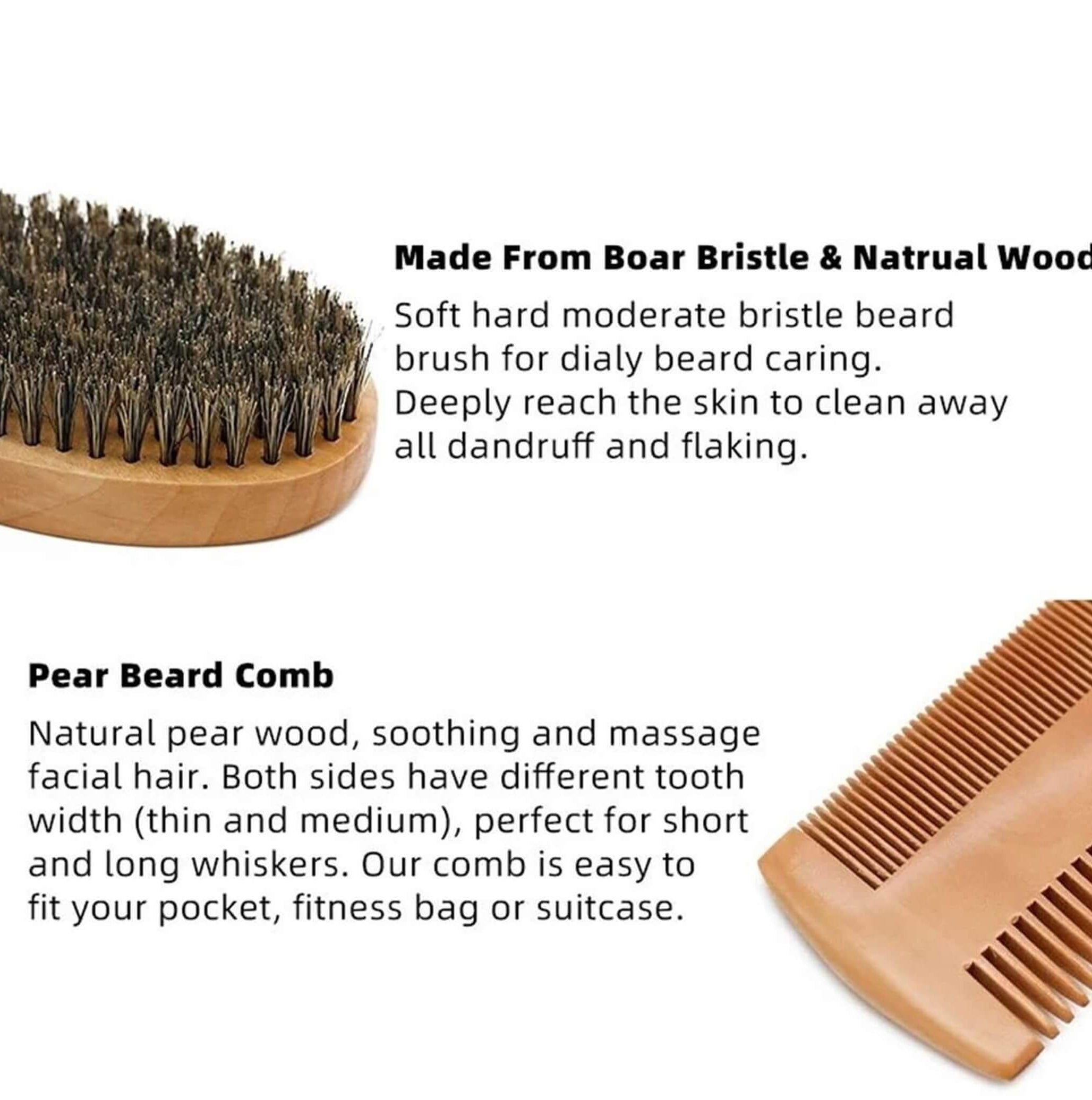 Gentlemen’s Beard Care Maintenance Grooming Kit