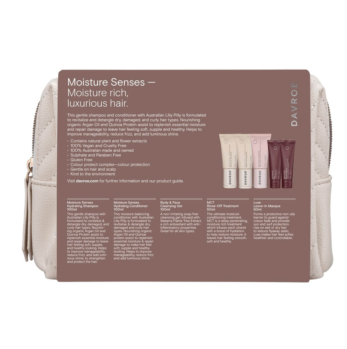 Davroe Moisture Senses Travel Pack