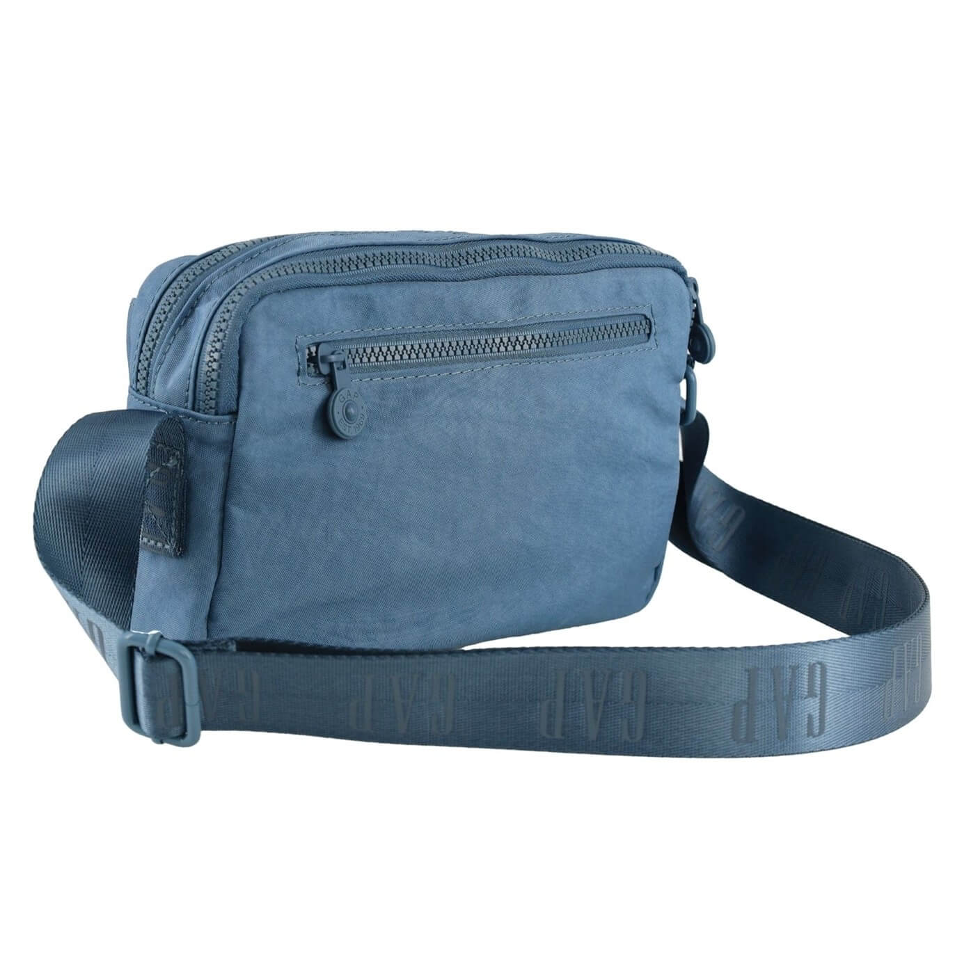 GAP Ladies RFID Nylon Crossbody Bag in Blue Ice