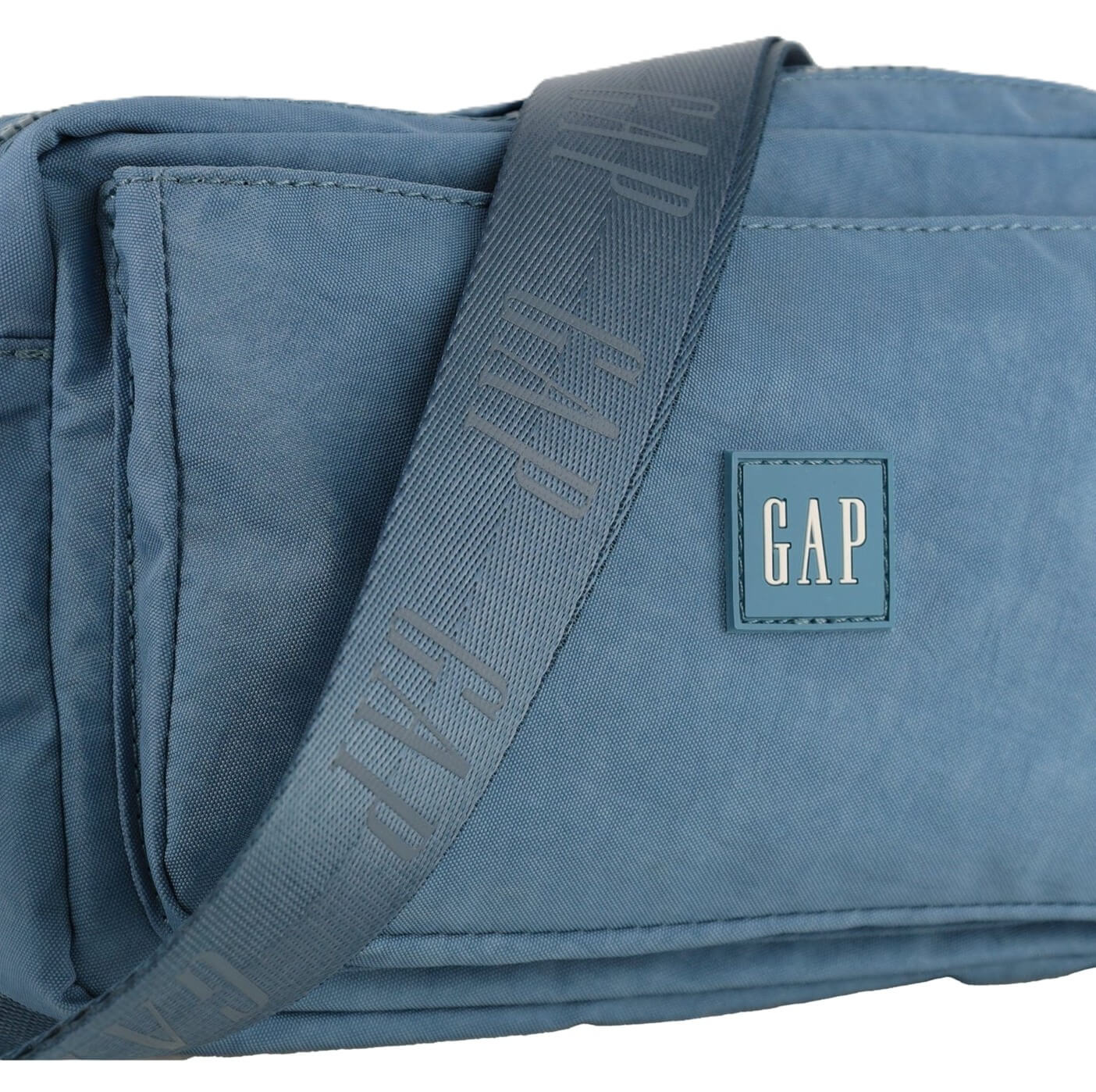 GAP Ladies RFID Nylon Crossbody Bag in Blue Ice
