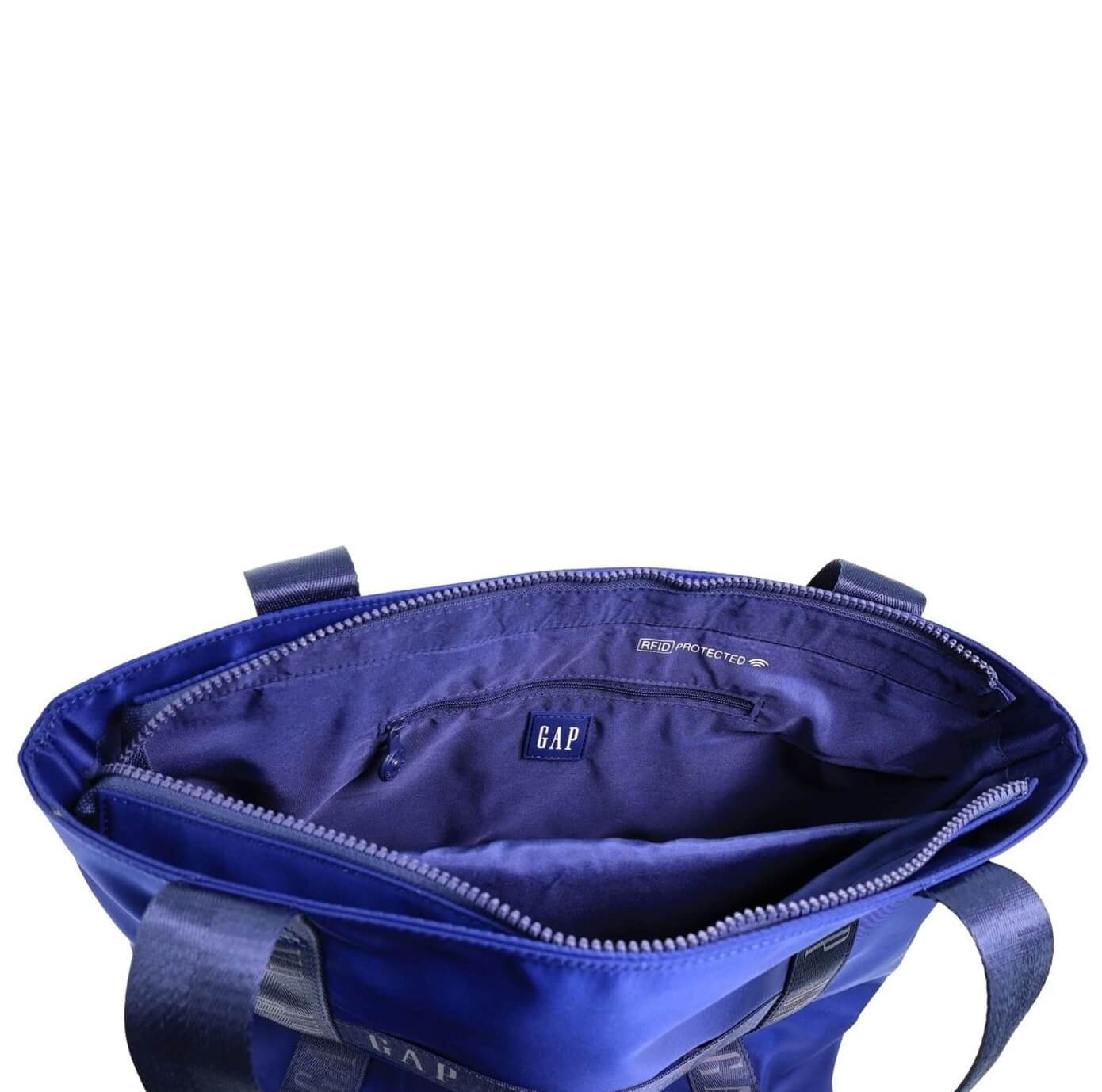 GAP Ladies RFID Nylon Tote Bag in Navy