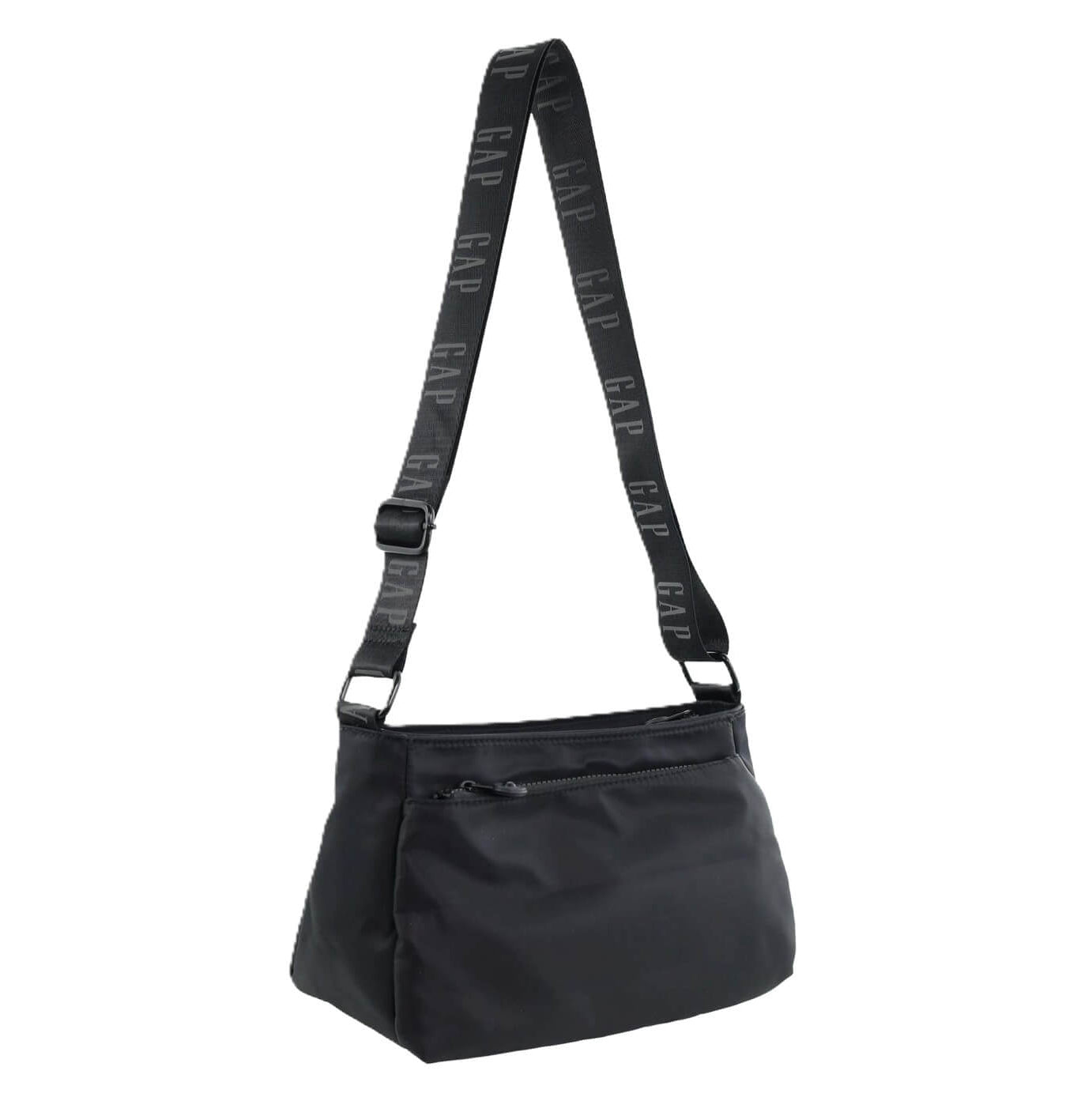 GAP Nylon Unisex RFID Crossbody Bag in Black