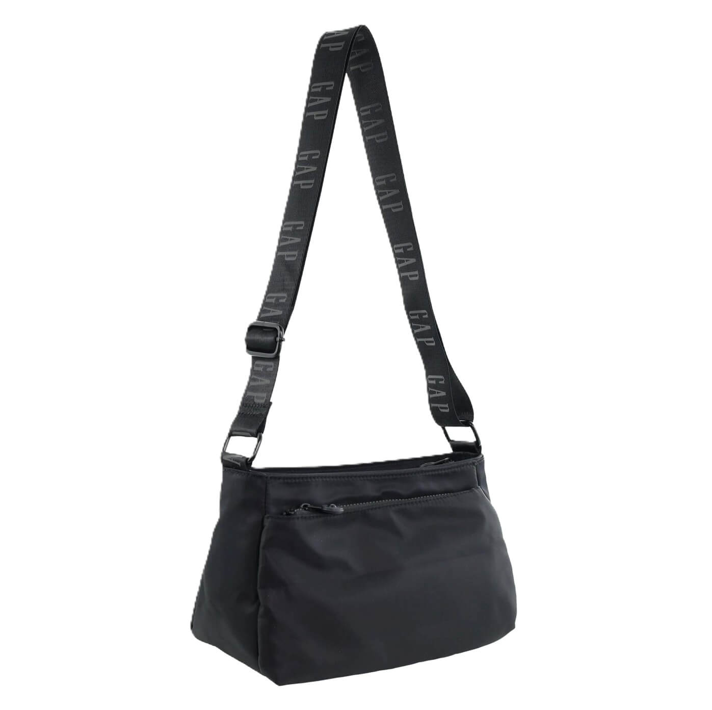 GAP Nylon Unisex RFID Crossbody Bag in Black