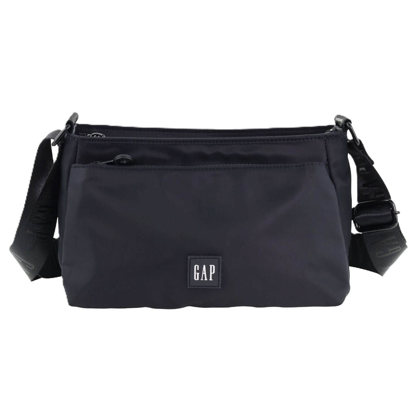 GAP Nylon Unisex RFID Crossbody Bag in Black