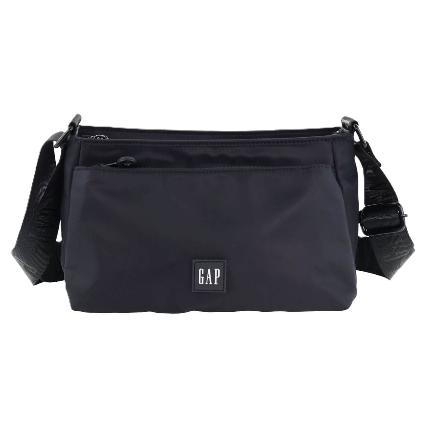 GAP Nylon Unisex RFID Crossbody Bag in Black