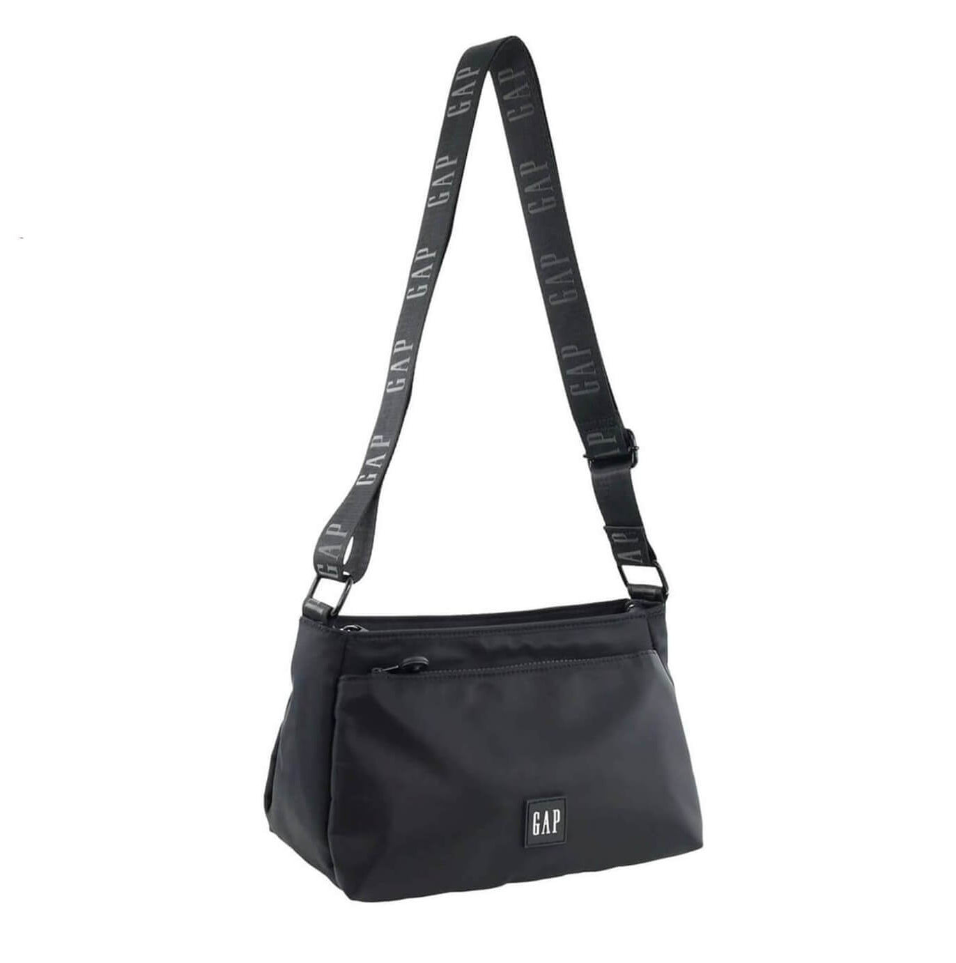 GAP Nylon Unisex RFID Crossbody Bag in Black