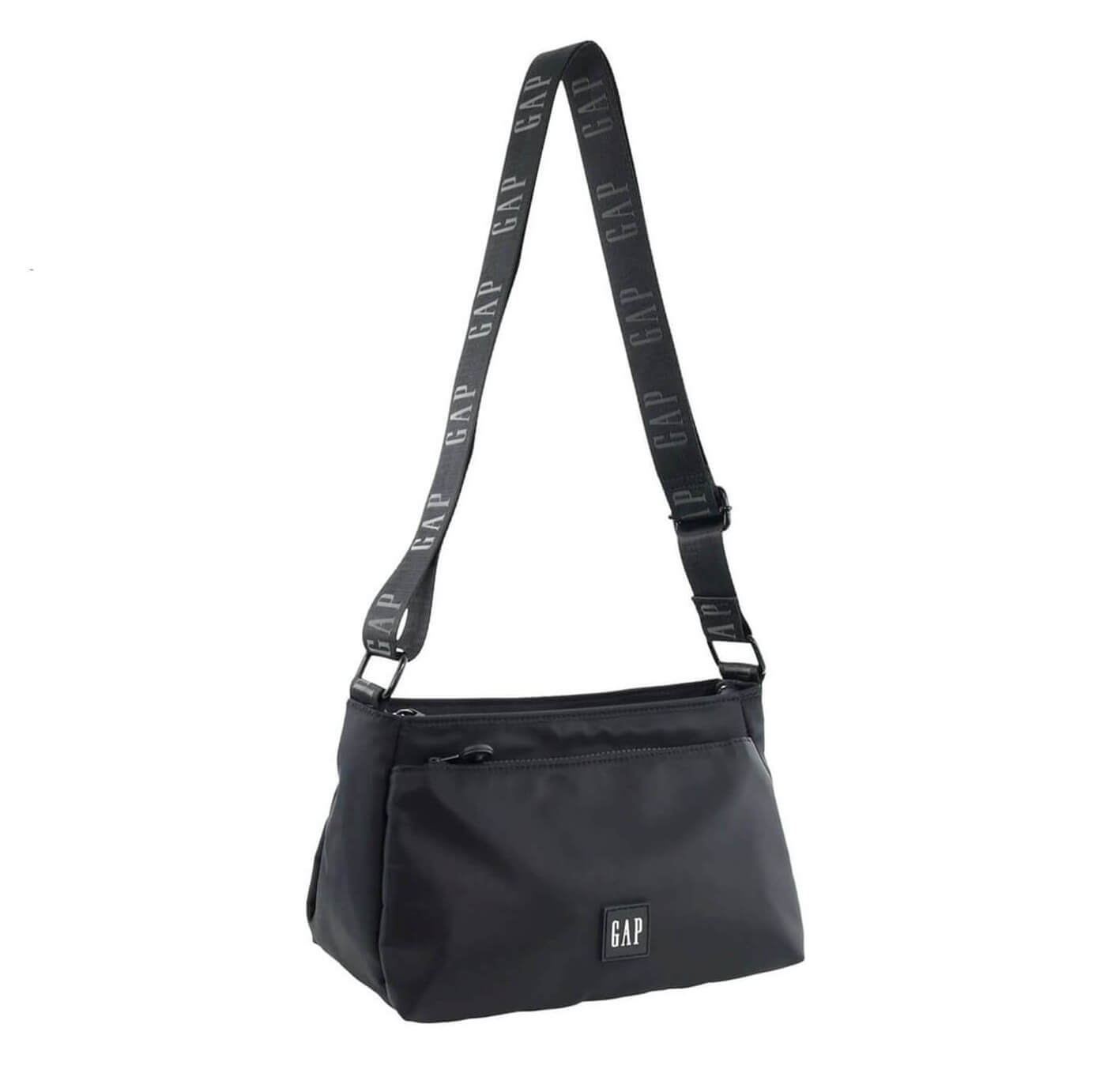 GAP Nylon Unisex RFID Crossbody Bag in Black