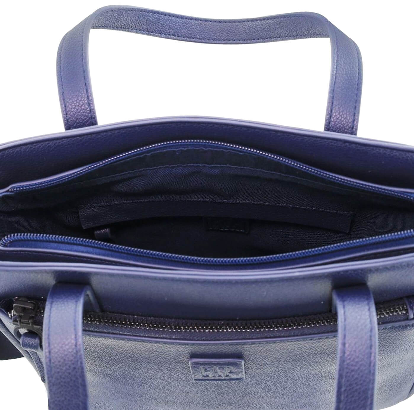 GAP Ladies Vegan Leather Mini Tote Bag in Navy