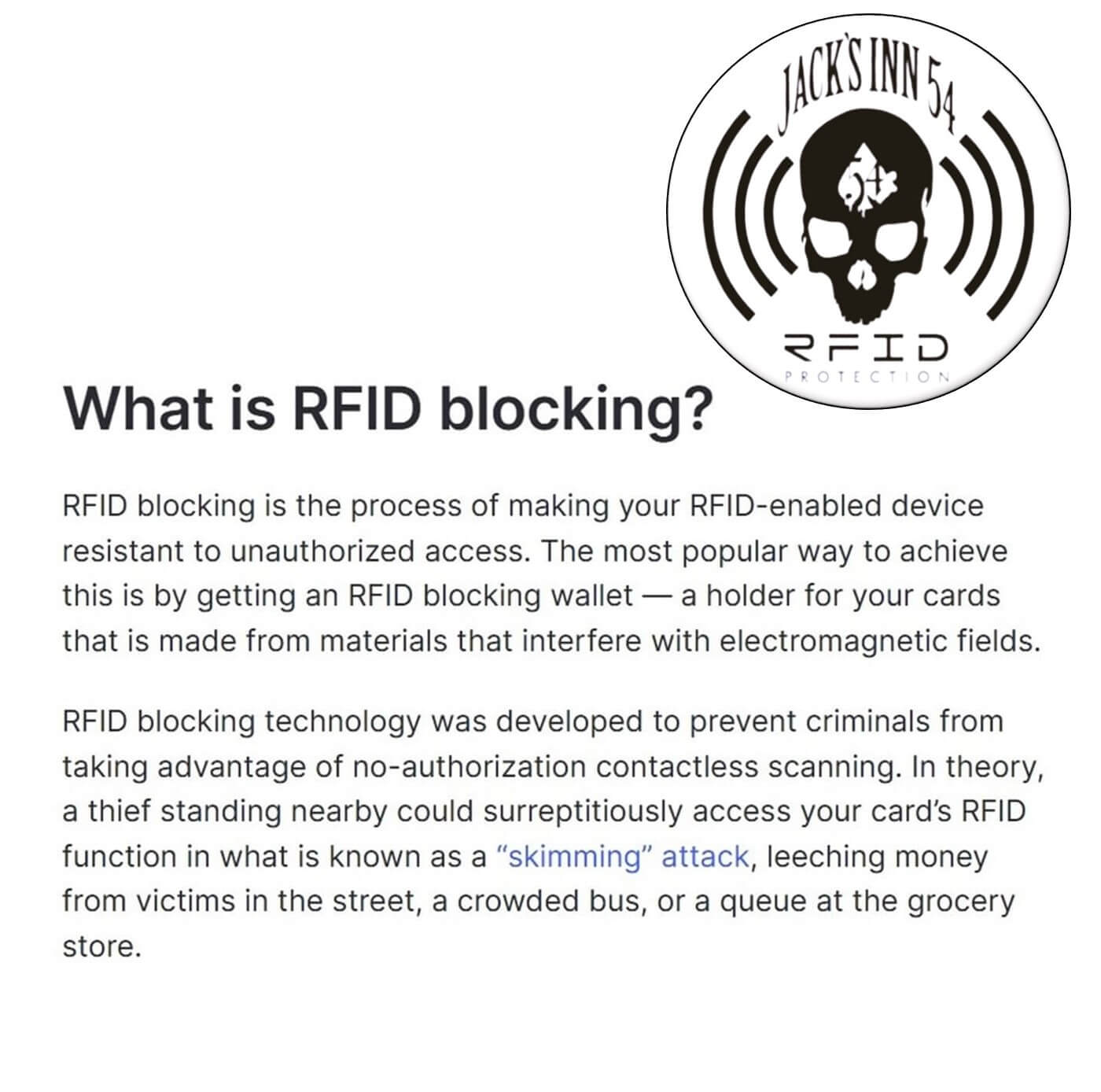 RFID Protection and Blocking