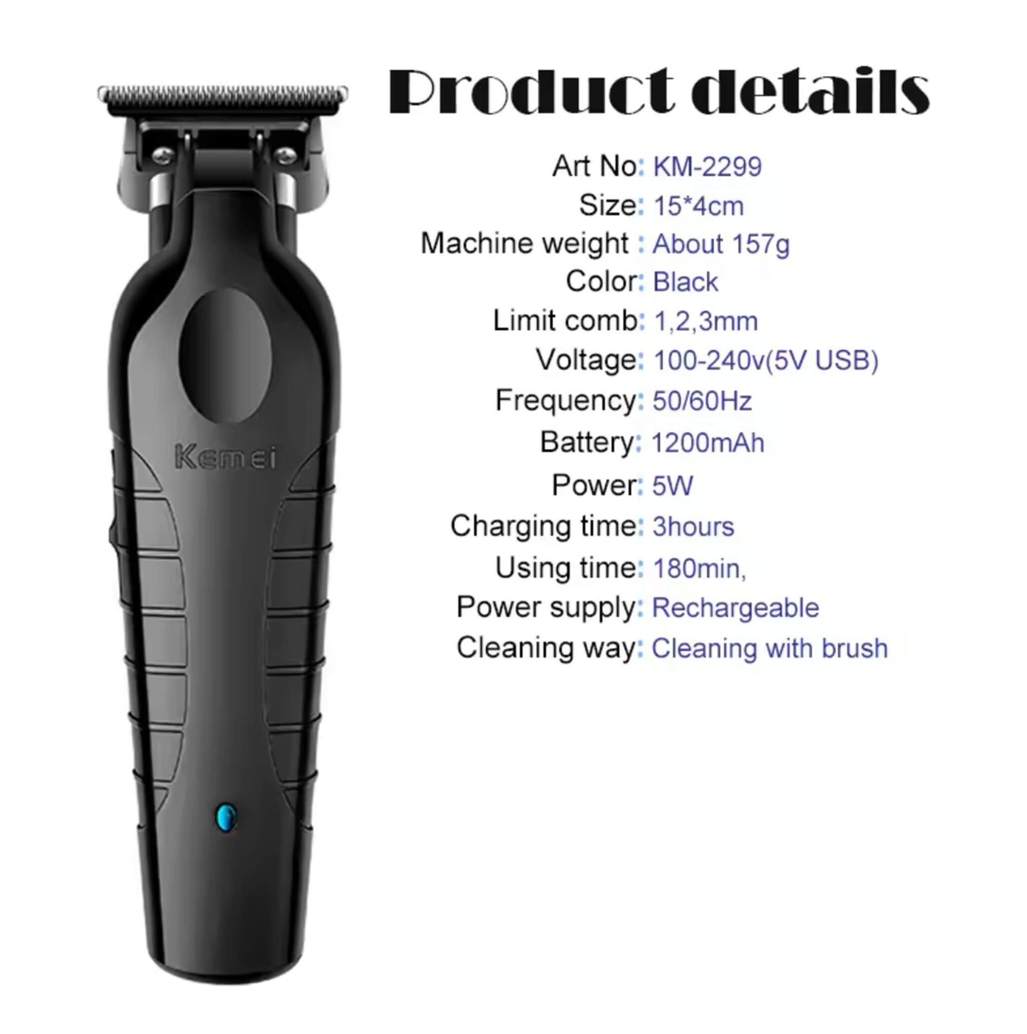 KEMEI - High Performance Grooming Trimmer
