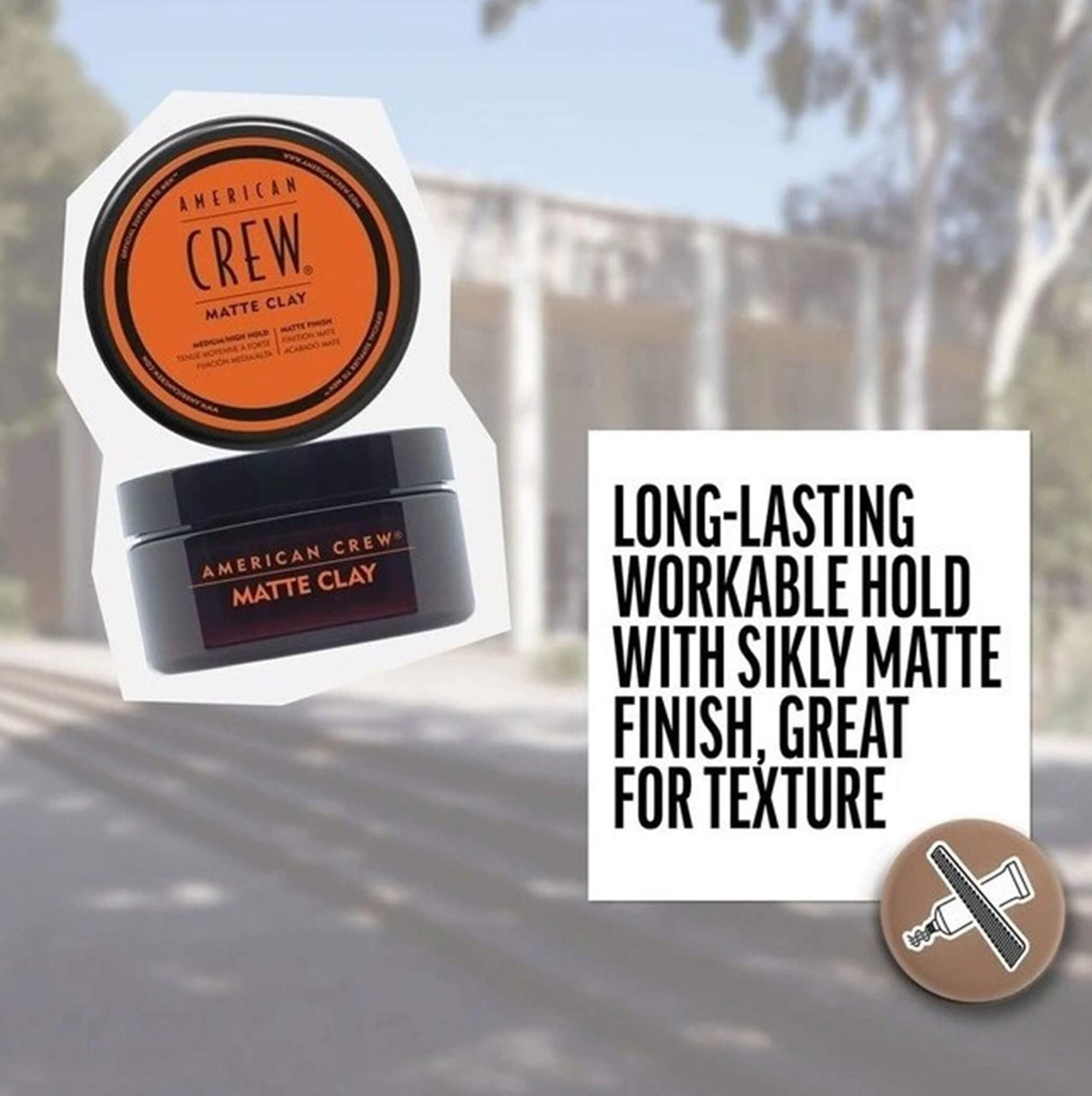 American Crew Matte Clay + Cleansing S-poo Duo Set