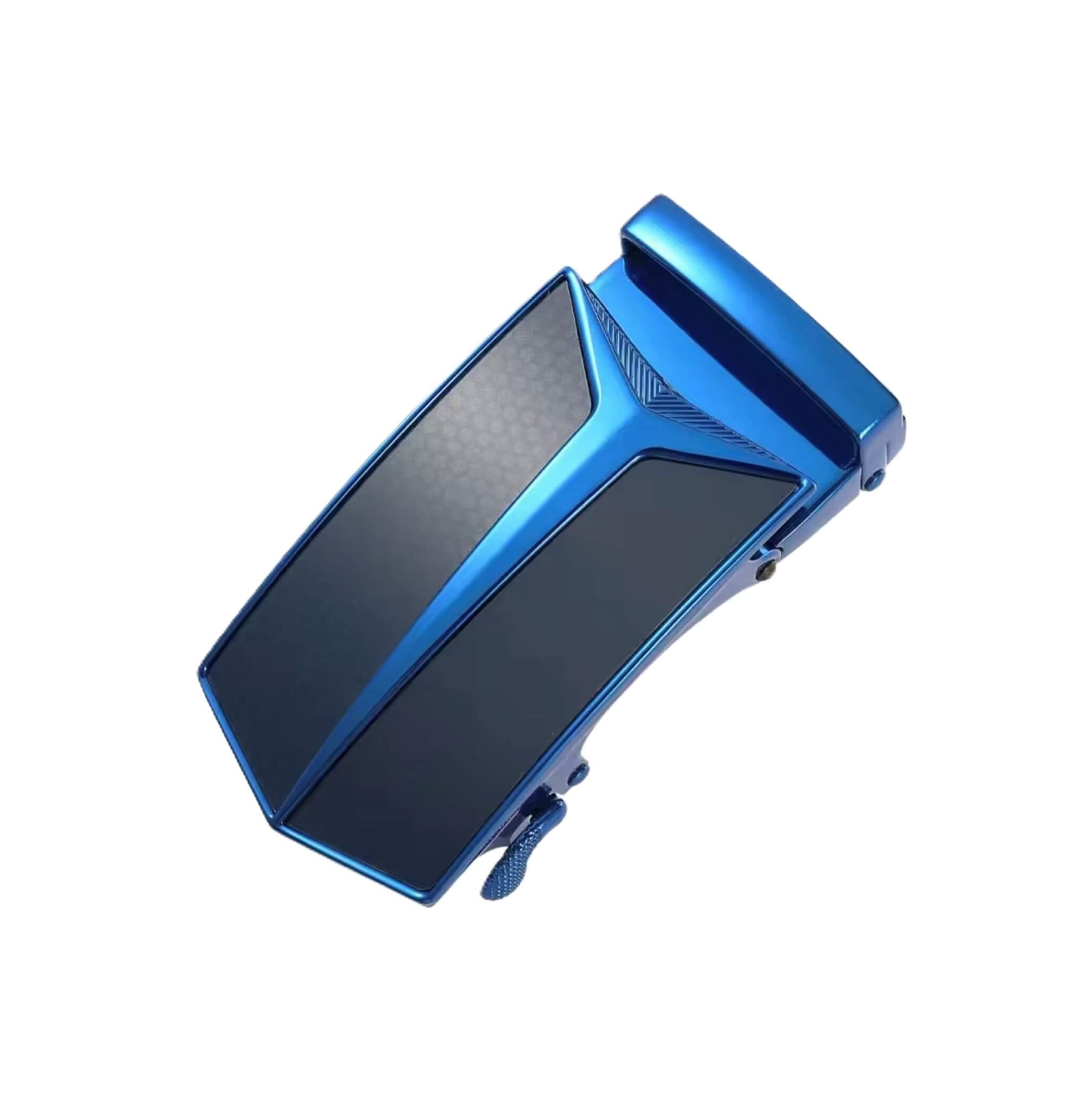 Automatic ratchet belt buckle zinc alloy finish