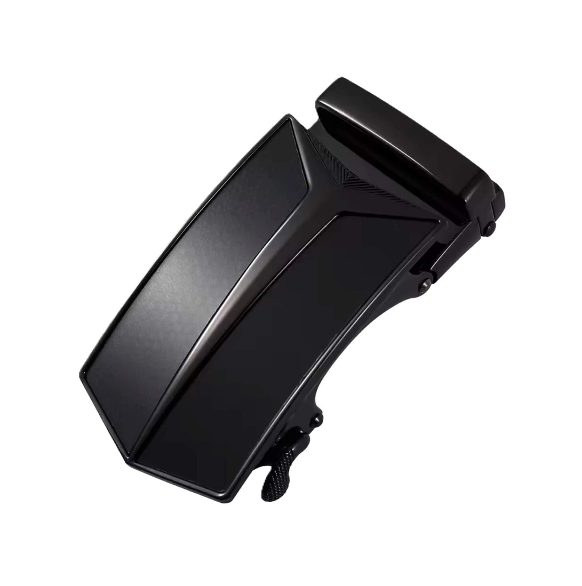 Automatic ratchet belt buckle zinc alloy finish