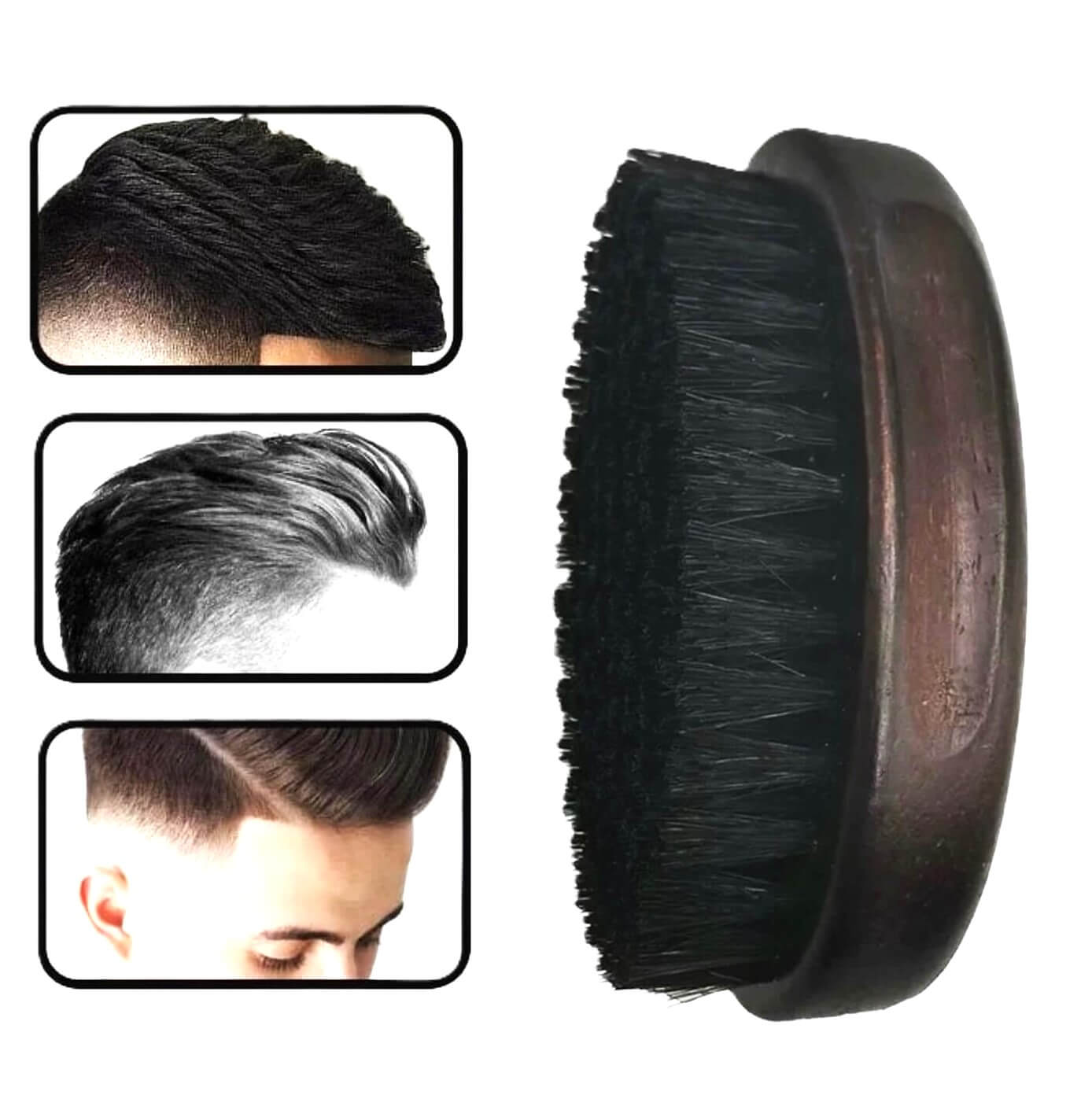Mens Military Style Oval Brush