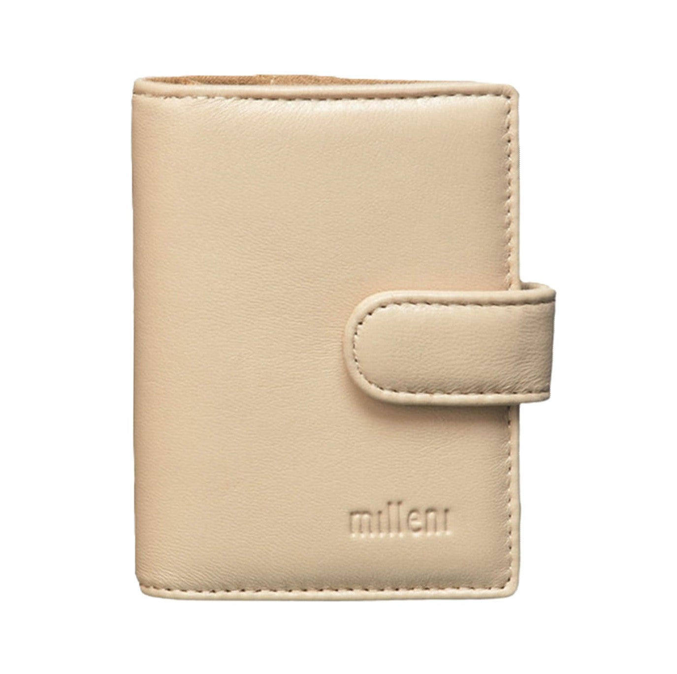 Genuine Italian Leather Credit Card Holder/Beige