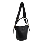 Milleni PV4033 Black Ladies Vegan Leather Bucket Crossbody Bag