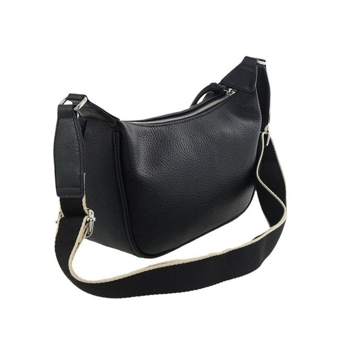 Milleni Ladies Vegan Leather Fashion Everyday Crossbody in Black
