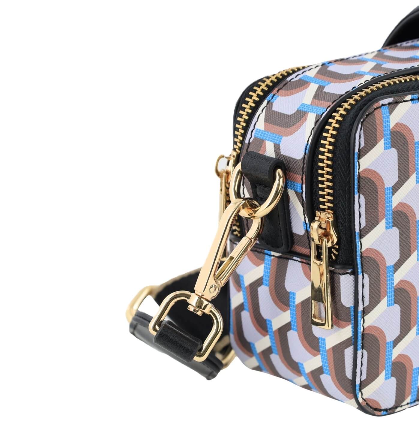 Milleni Ladies Fashion Geometric Crossbody Bag in Lilac