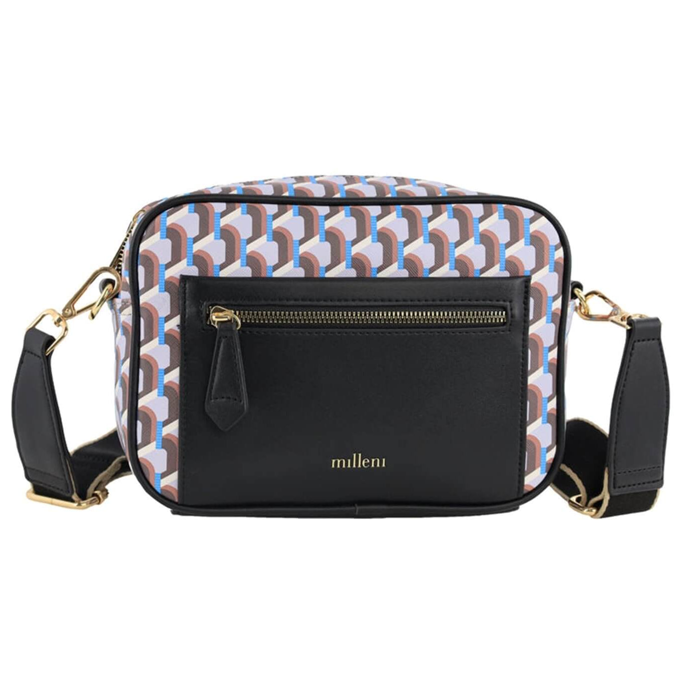 Milleni Ladies Fashion Geometric Crossbody Bag in Lilac
