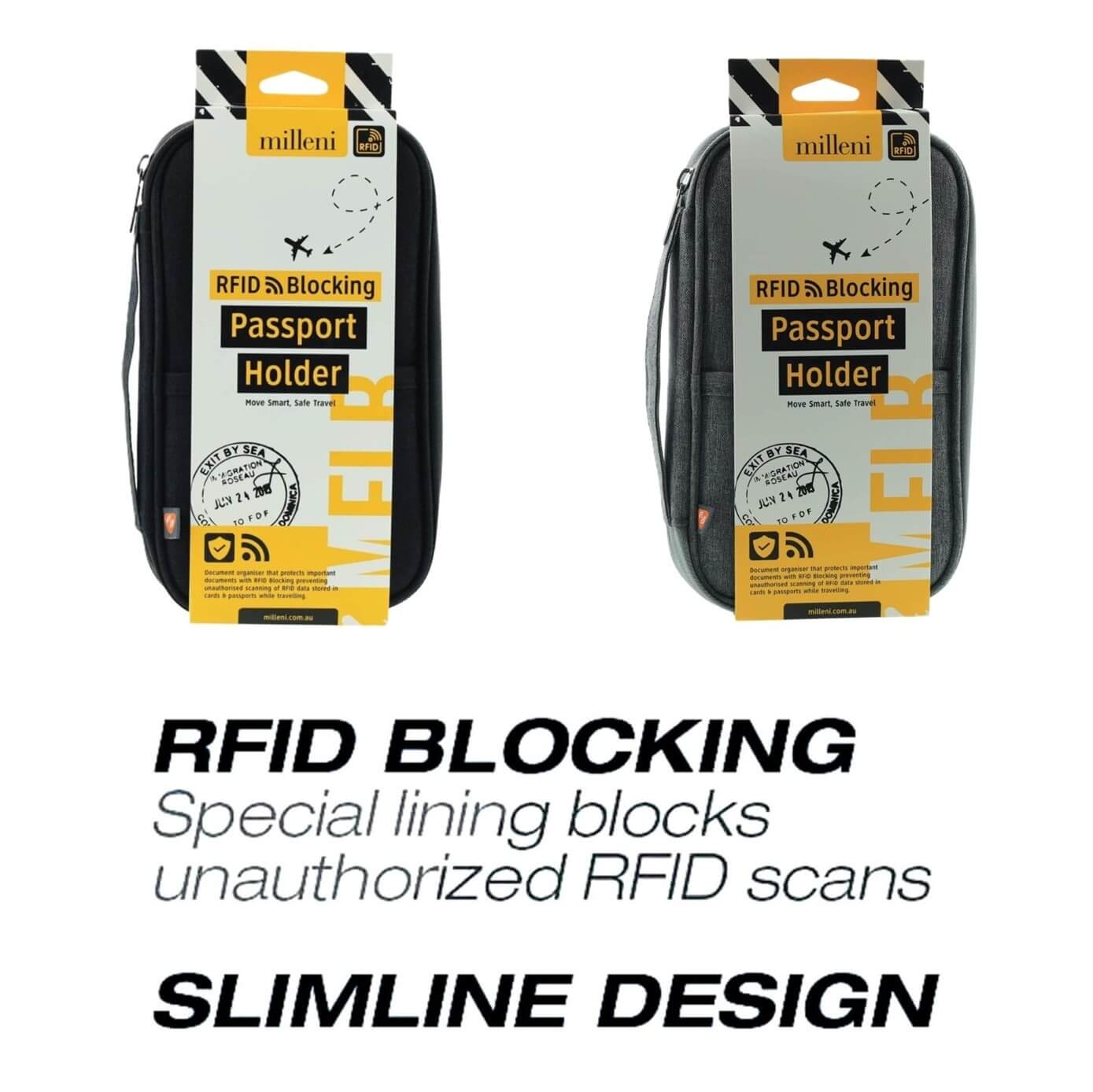 Milleni RFID Blocking Passport Holder