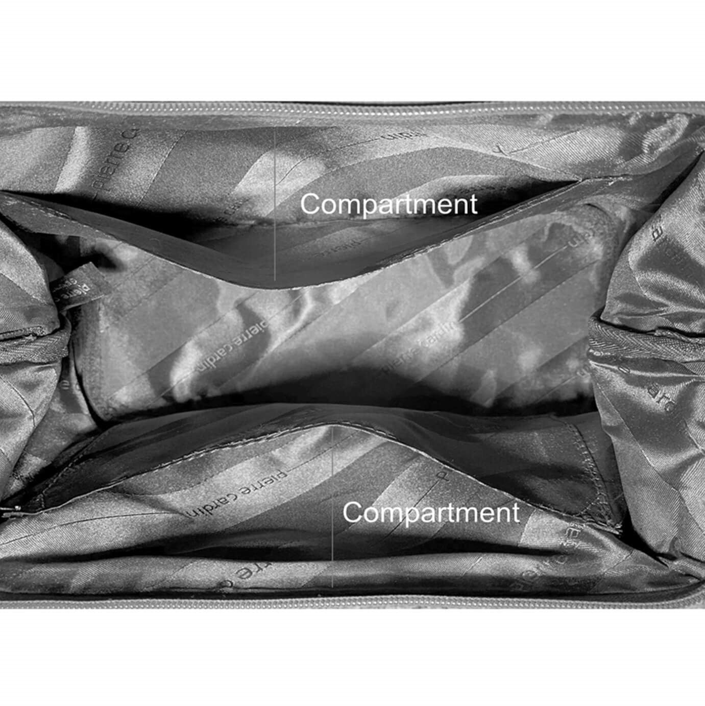 Pierre Cardin PC2803 Rustic Leather Toiletry Bag/Black