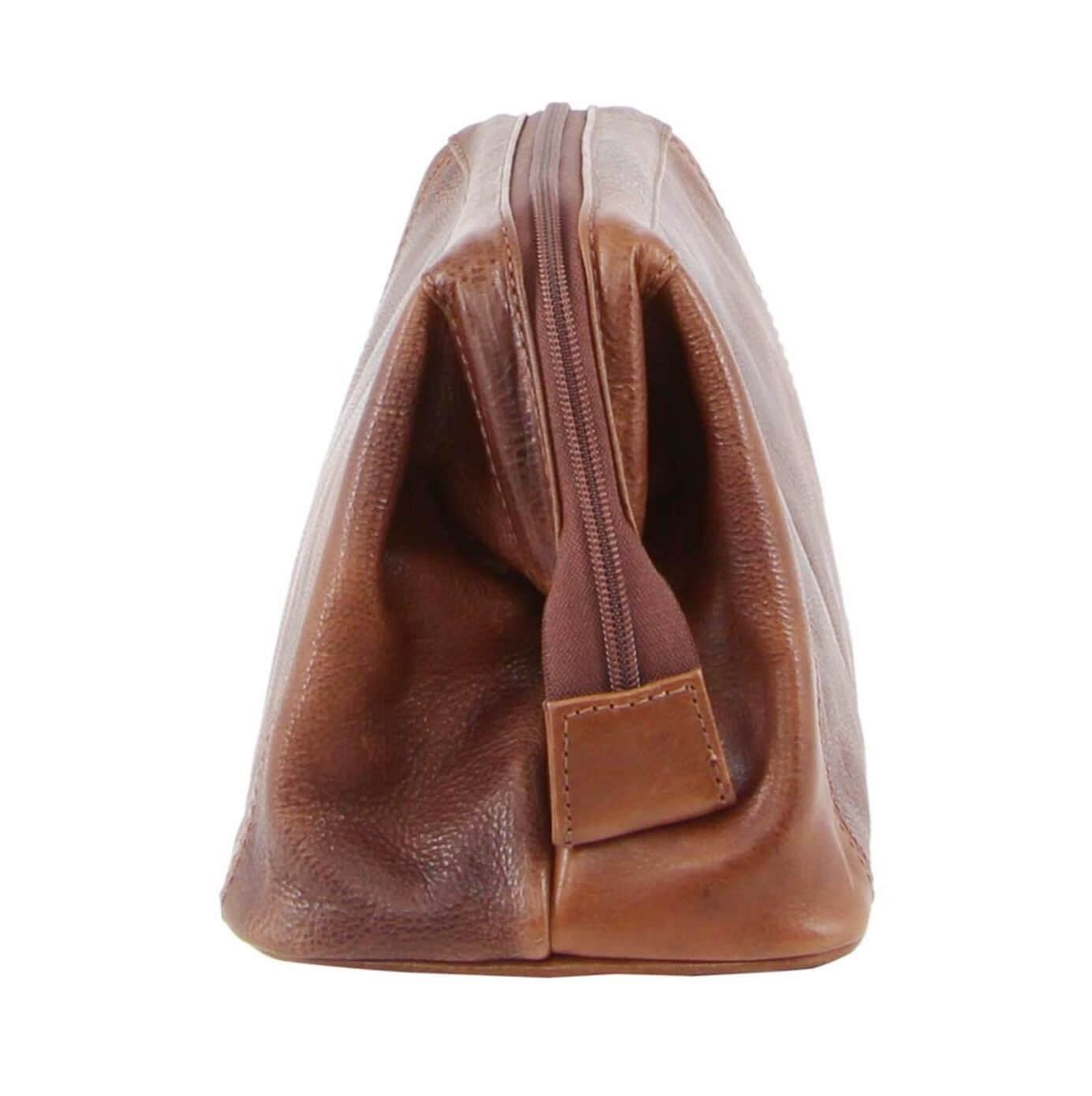 Pierre Cardin PC2803 Rustic Leather Toiletry Bag/Cognac