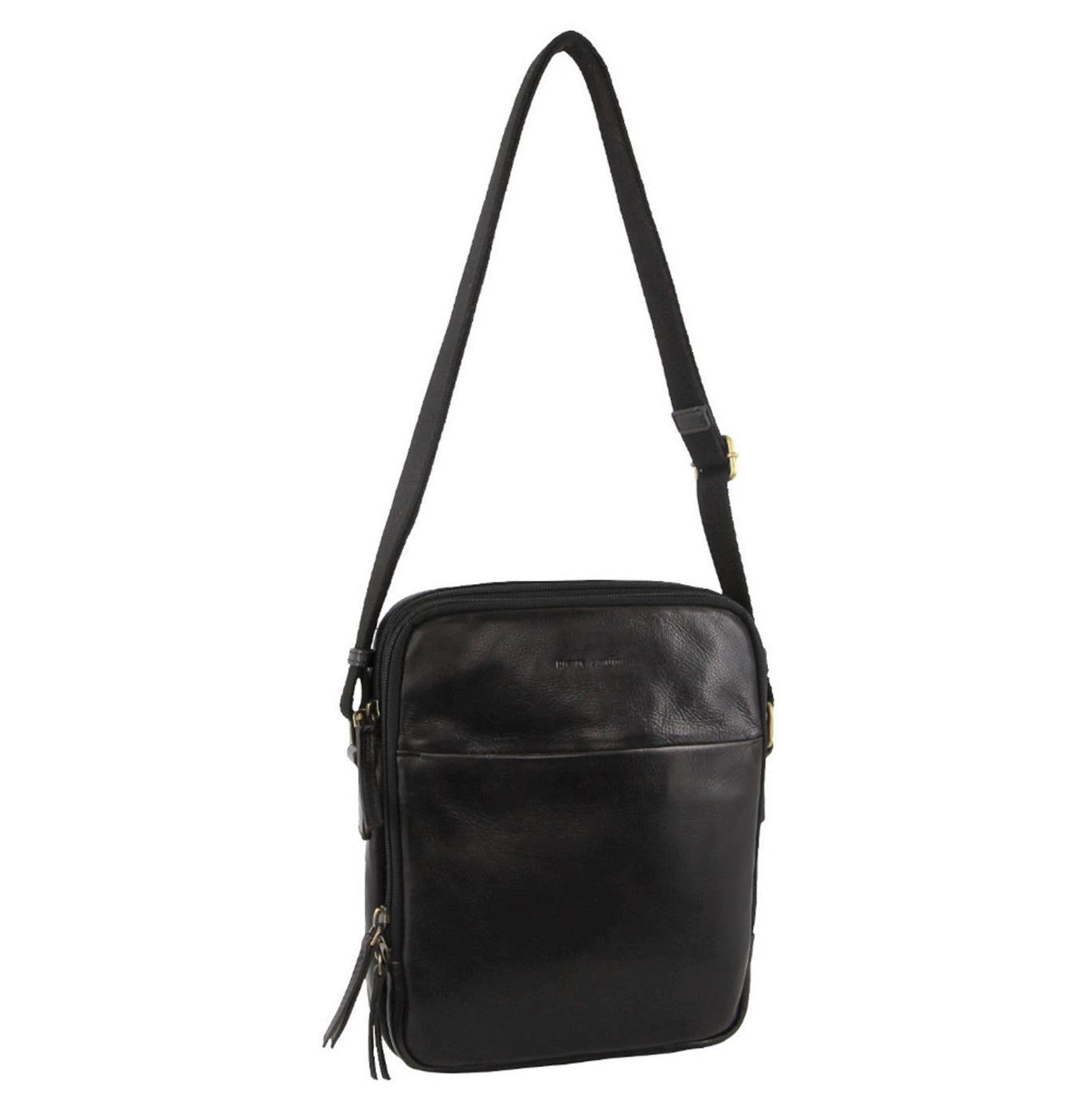 Pierre Cardin PC3712 Italian Leather Cross Body-bag/Black