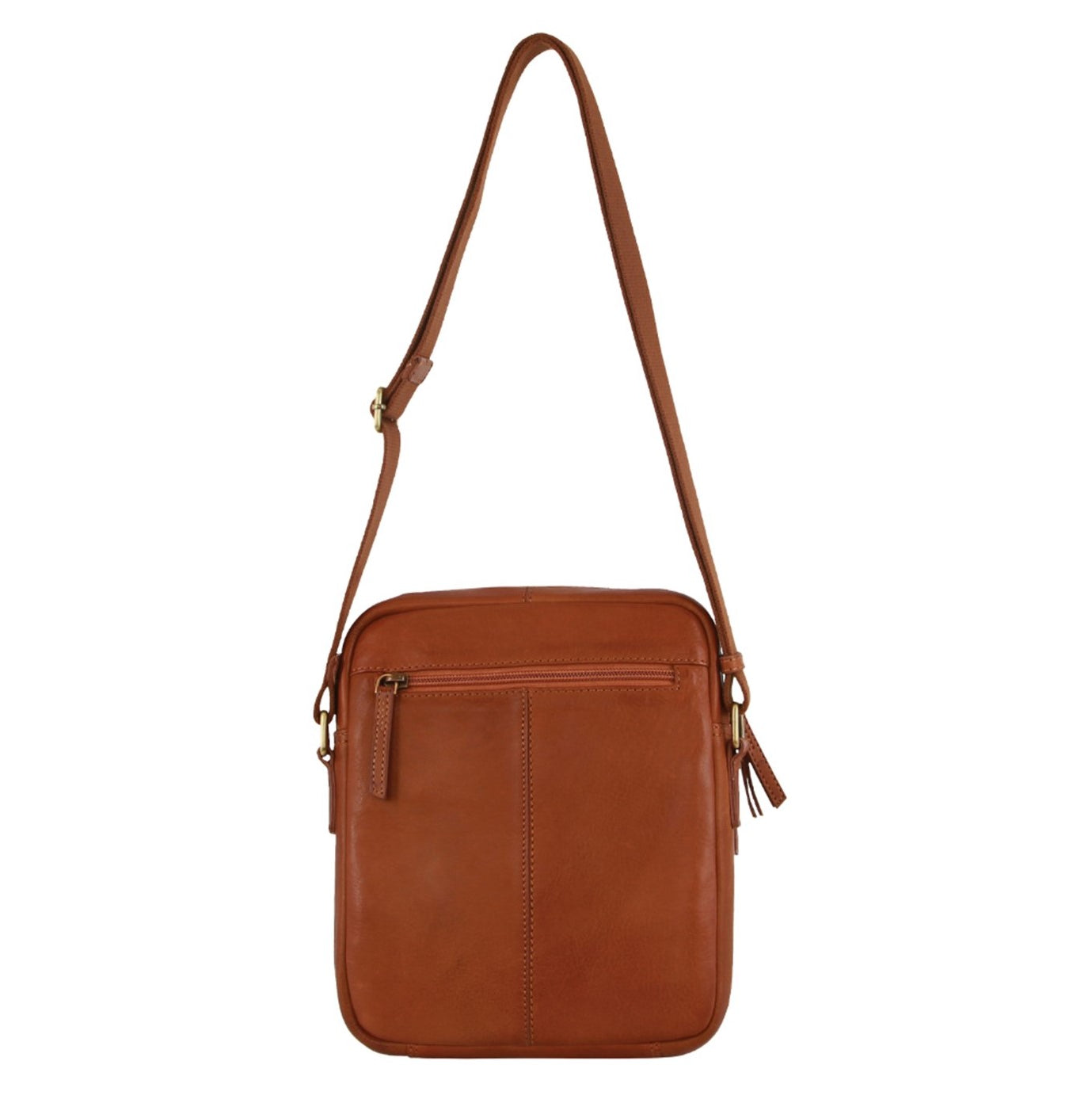 Pierre Cardin PC3712 Italian Leather Cross Body-bag/Cognac