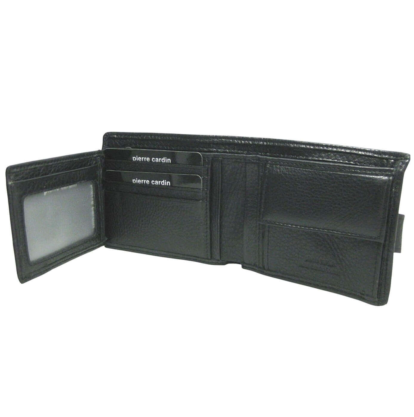 Pierre Cardin PC8874 Italian Leather Mens Tri-fold Wallet/Black