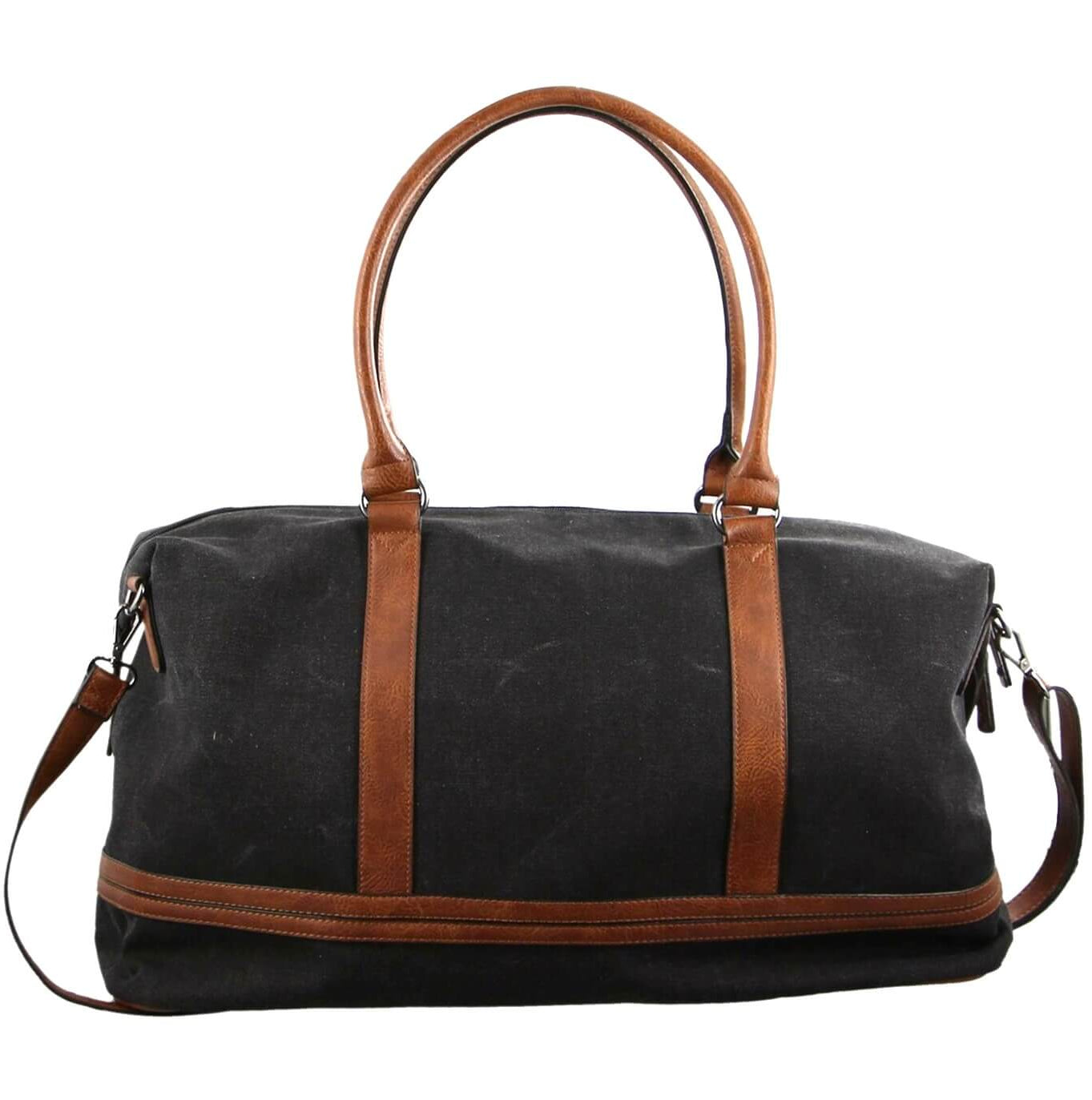 Pierre Cardin PC2578 Canvas Overnight Duffle Bag/Black