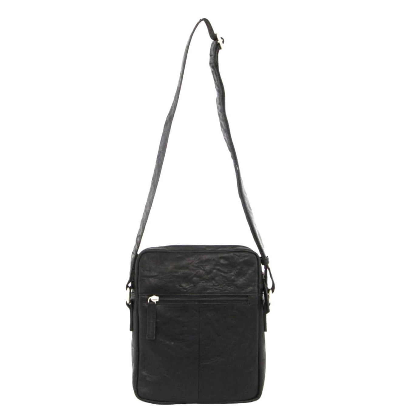 Pierre Cardin PC2794 Rustic Leather iPad Cross Body Bag/Black