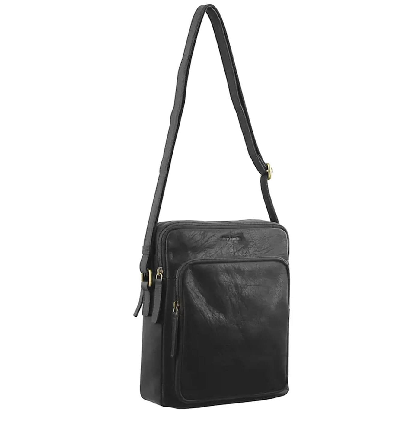 Pierre Cardin PC2804 Rustic Leather iPad Bag/Black