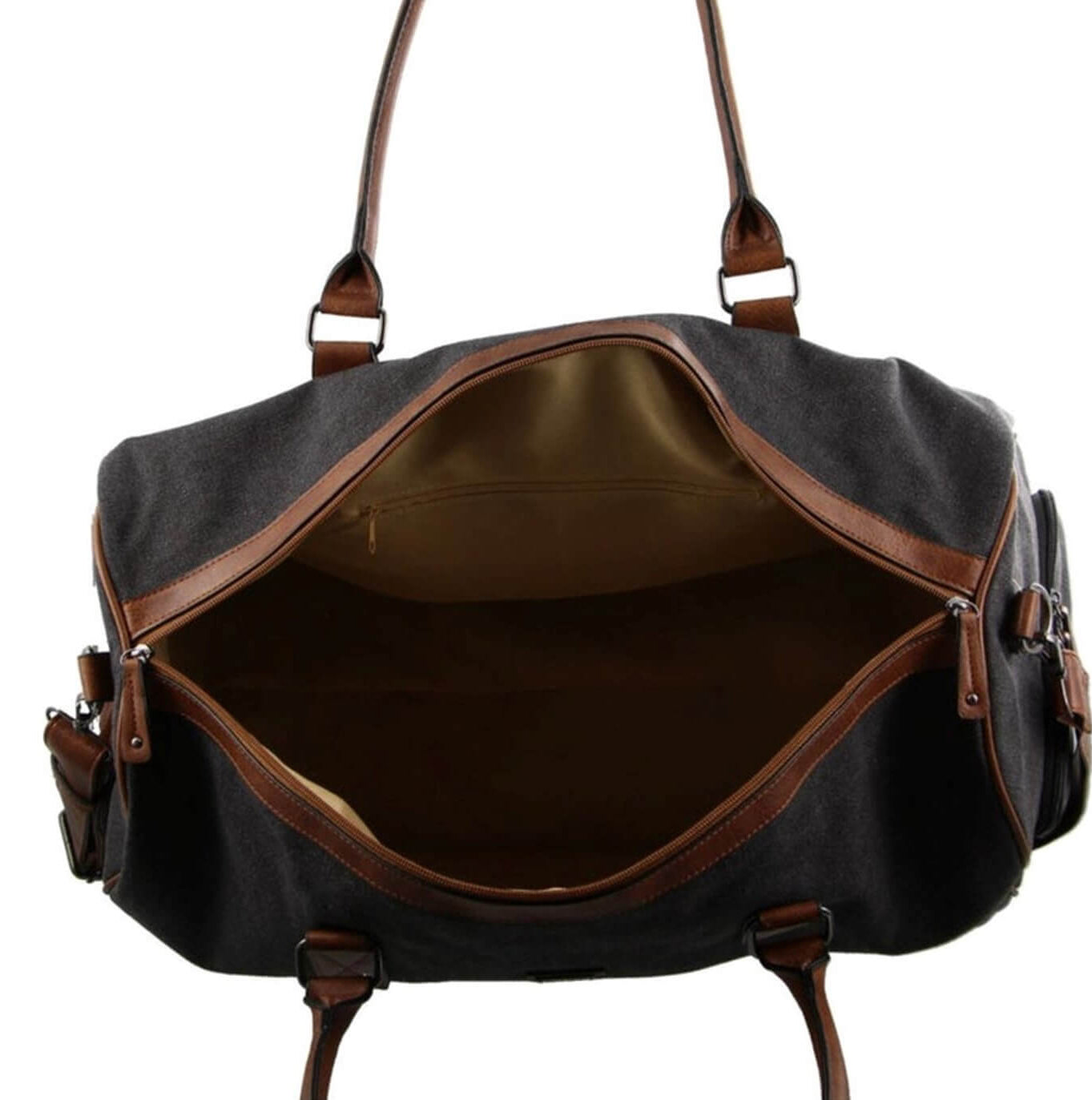 Pierre Cardin PC2887 Canvas Overnight Duffle Bag/Black