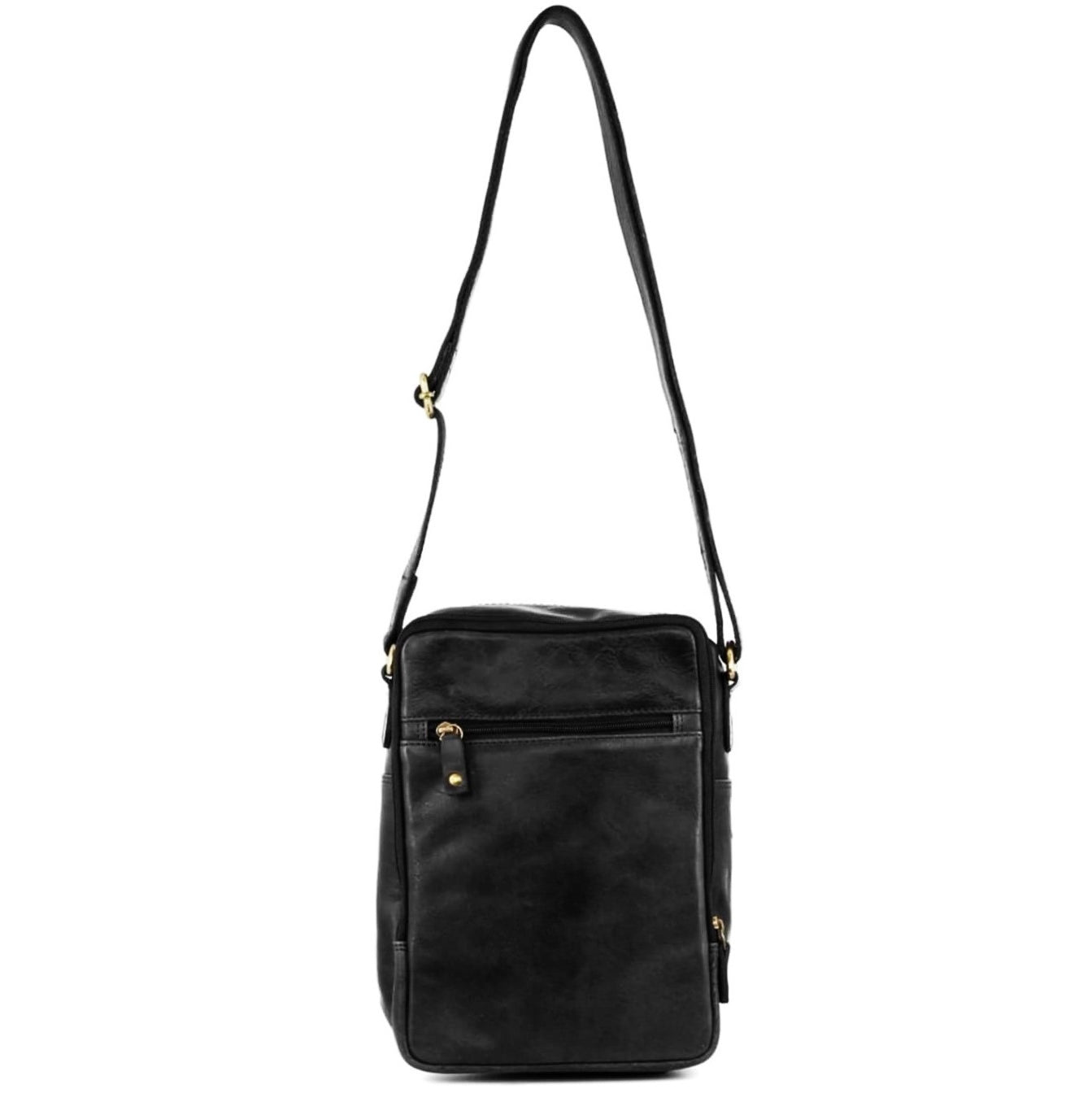 Pierre Cardin PC3130 Rustic Leather Cross-Body Bag/Black
