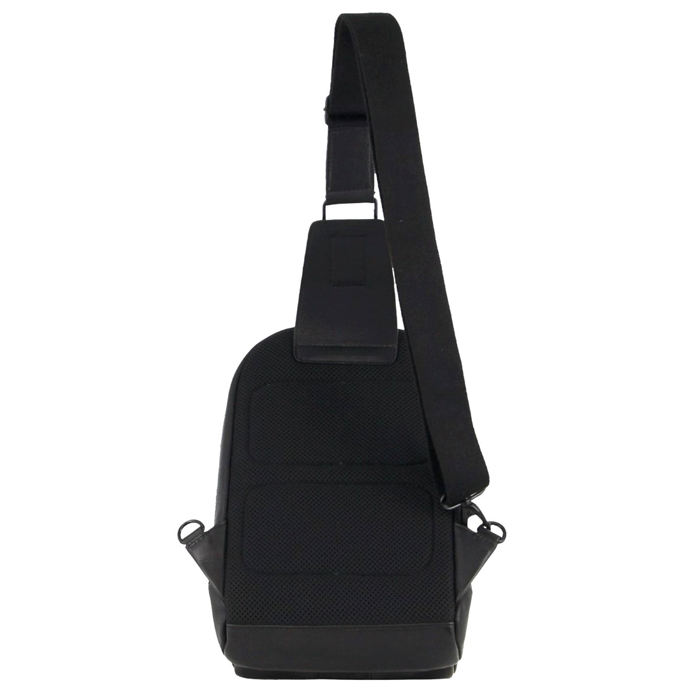 Pierre Cardin PC3882 Italian Leather Large 3-Way Sling Bag/Black