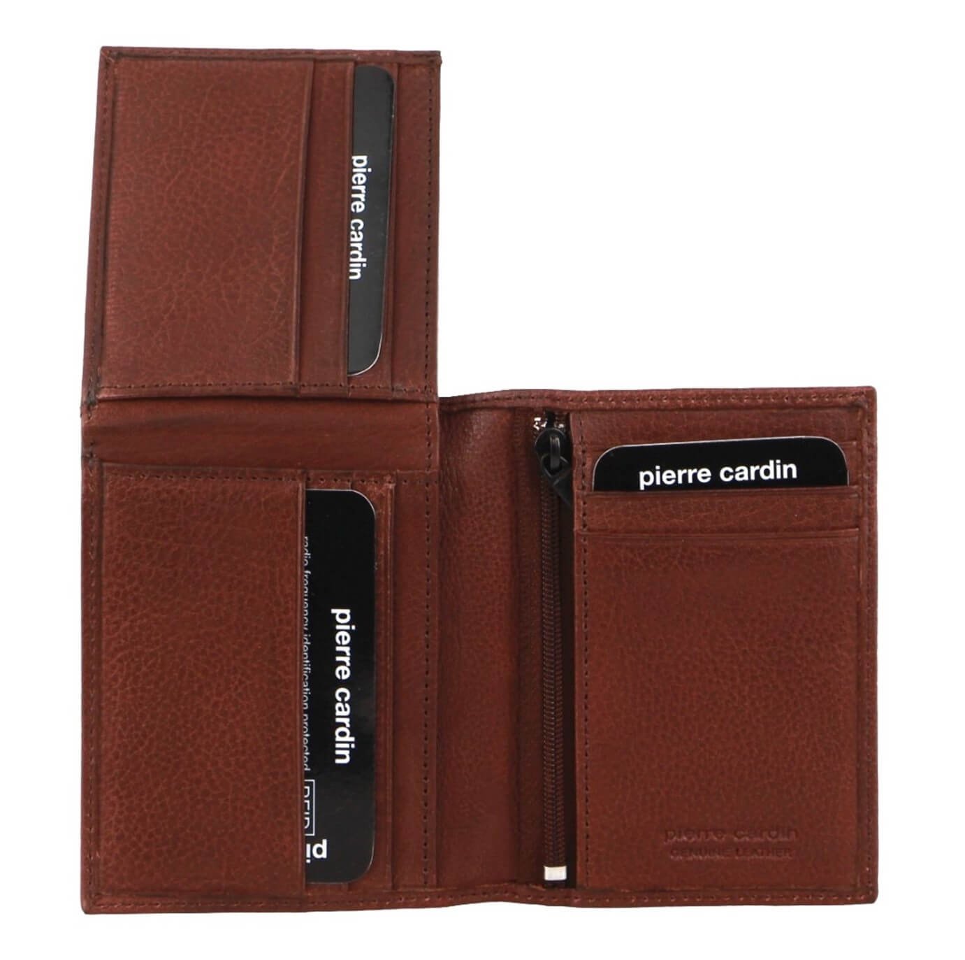 Pierre Cardin PC3900 Genuine Italian Leather Mens Wallet/Brown