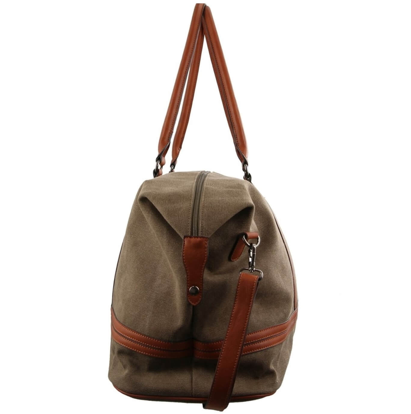 Pierre Cardin PC2578 Canvas Overnight Duffle Bag/Brown