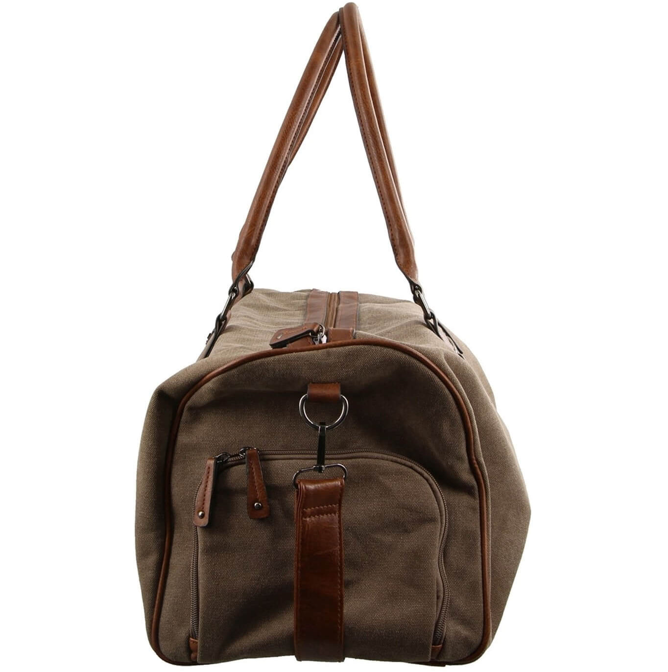 Pierre Cardin PC2581 Canvas Overnight Duffle Bag/Brown