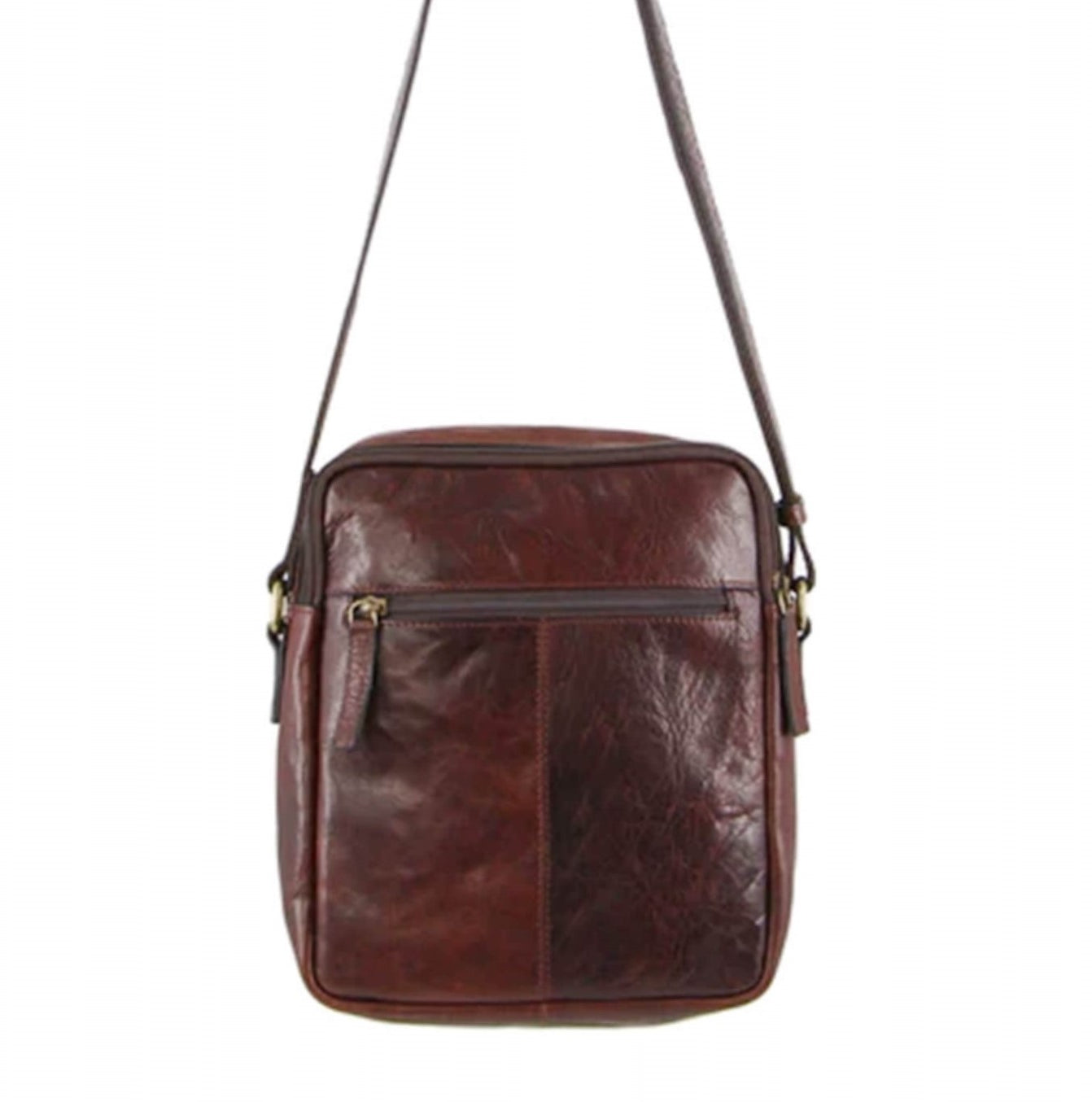 Pierre Cardin PC2804 Rustic Leather iPad Bag/Chestnut