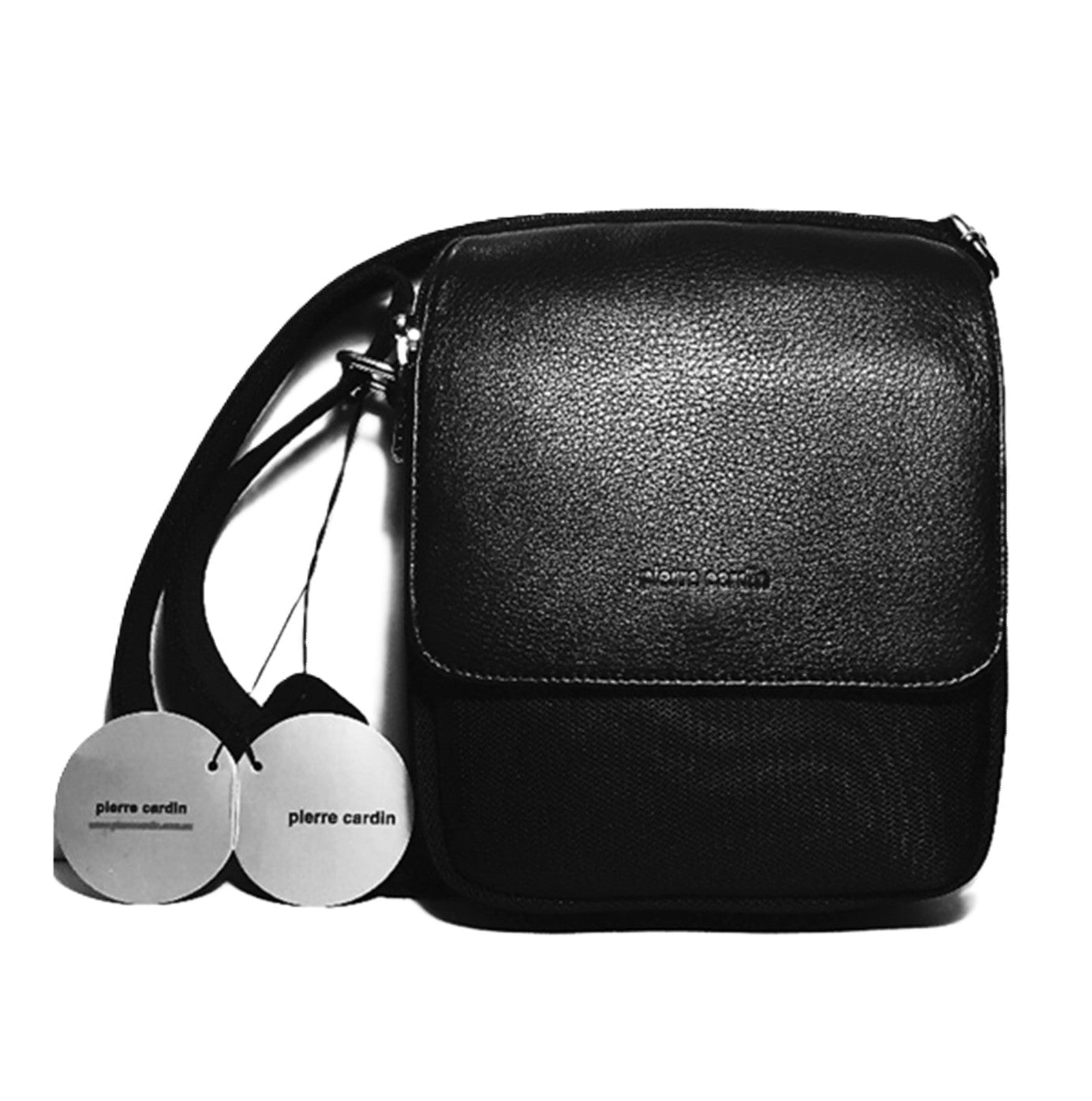 Pierre Cardin PC10164 Nylon With Leather Trim Cross Body Bag