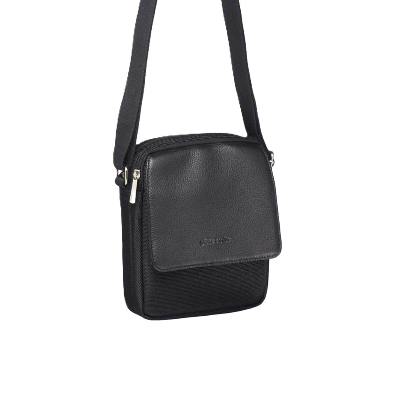 Pierre Cardin PC10164 Nylon With Leather Trim Cross Body Bag