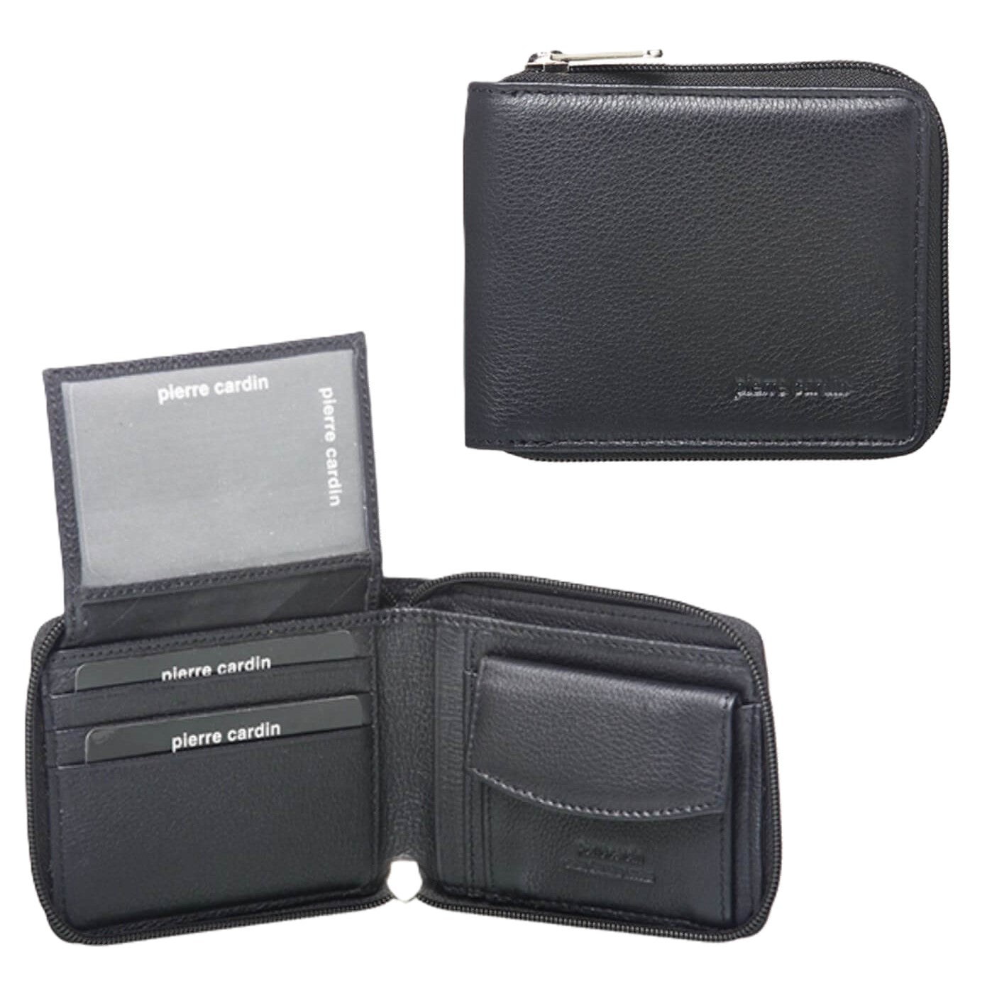 Pierre Cardin PC10344 Men’s Italian Leather Zip Wallet