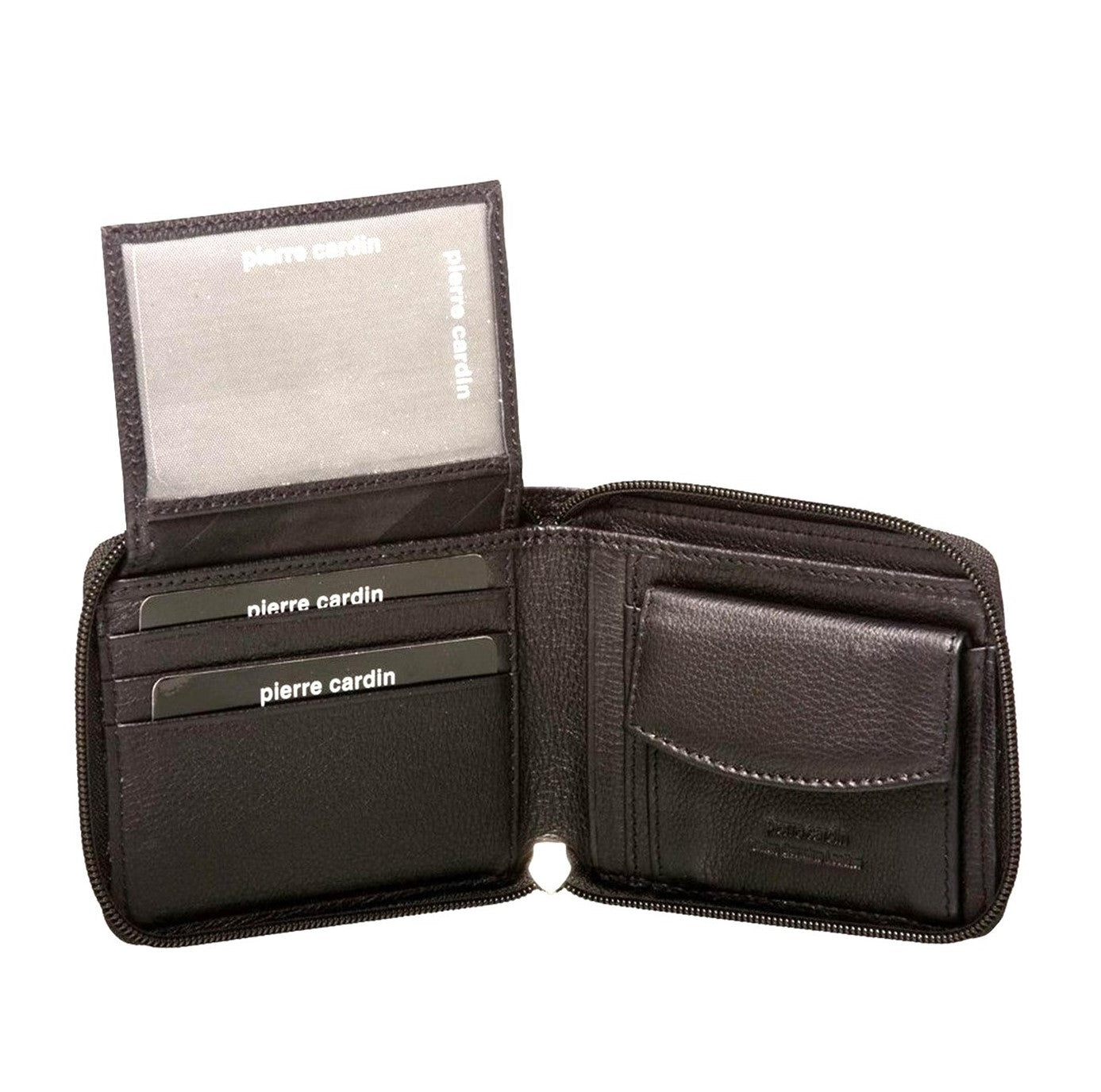 Pierre Cardin PC10344 Mens Italian Leather Zip Wallet